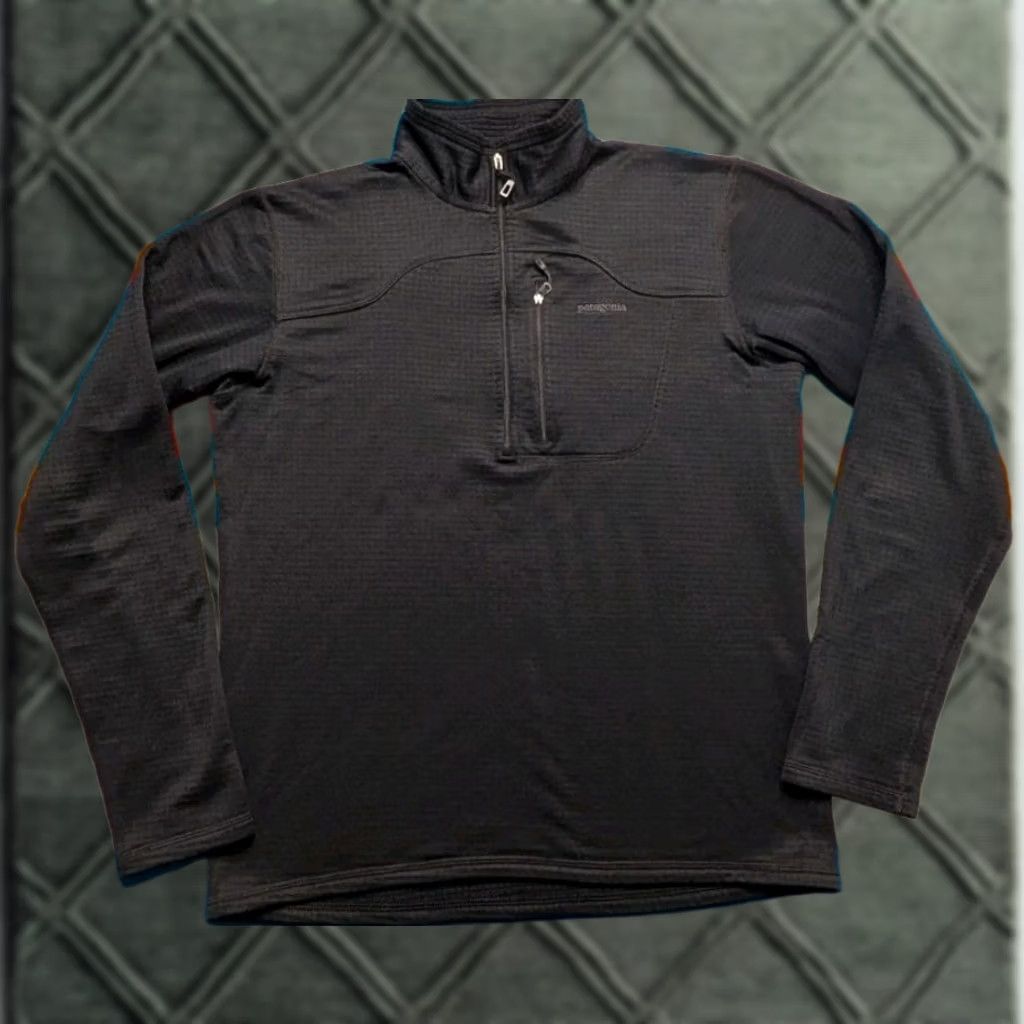 Patagonia Patagonia R1 TechFace Jacket Polartec Field Medium Black 1/4 Zip Regulator Fleece Outdoor Mens Size US M / EU 48-50 / 2 - 1 Thumbnail
