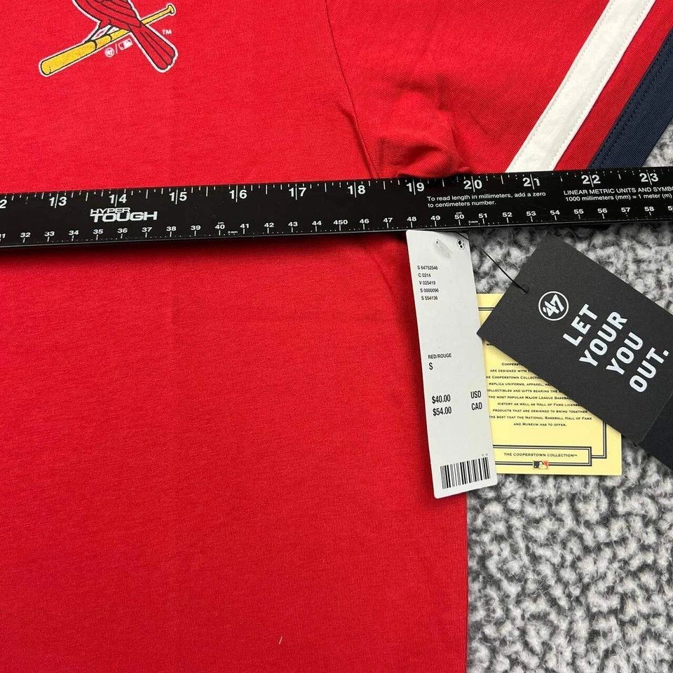 47 Brand St. Louis Cardinals Shirt Men Short Sleeve Cotton New S Size US S / EU 44-46 / 1 - 5 Thumbnail