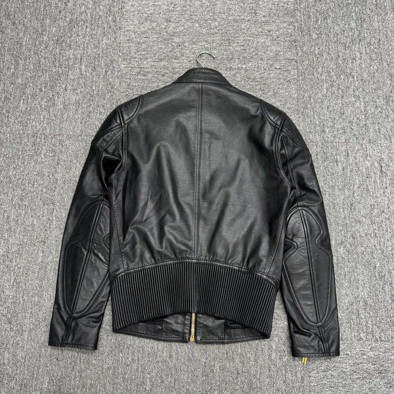 Versace Versace Motorcycle leather jacket Size US M / EU 48-50 / 2 - 2 Thumbnail