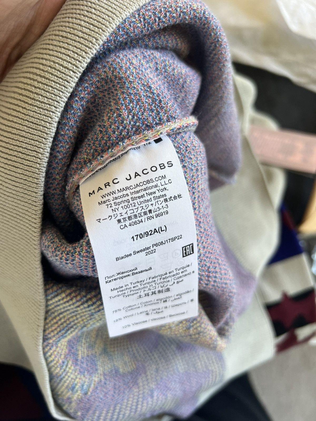 Heaven by Marc Jacobs Bladee x Heaven by Marc Jacobs Sweater Knit Size US L / EU 52-54 / 3 - 5 Thumbnail