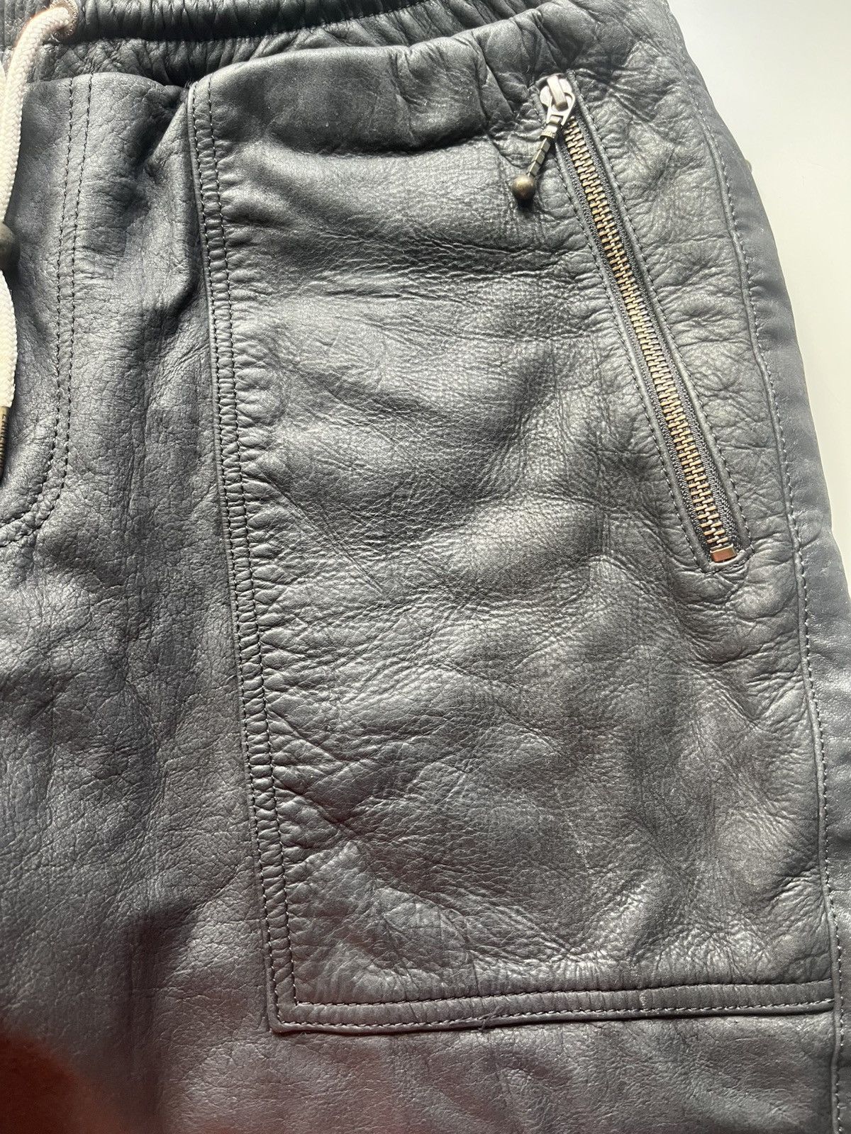 Zanerobe Zanerobe Gabe Leather Shorts Size 32 mens Rare!!! Size US 32 / EU 48 - 5 Thumbnail