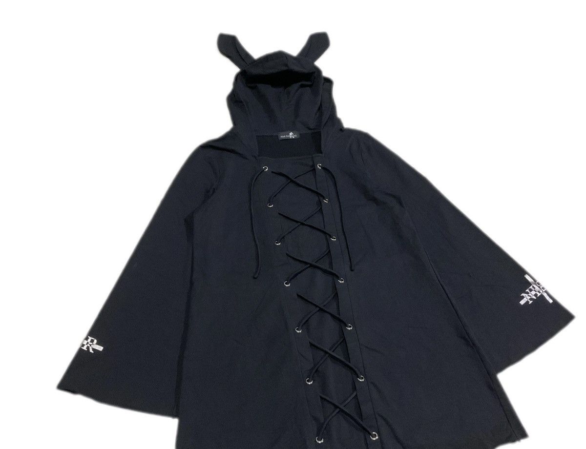 Beauty Beast 🔥Sick Y2K Nier Laces Up Bunny Hoodie Harajuku Punk Size US M / EU 48-50 / 2 - 2 Thumbnail