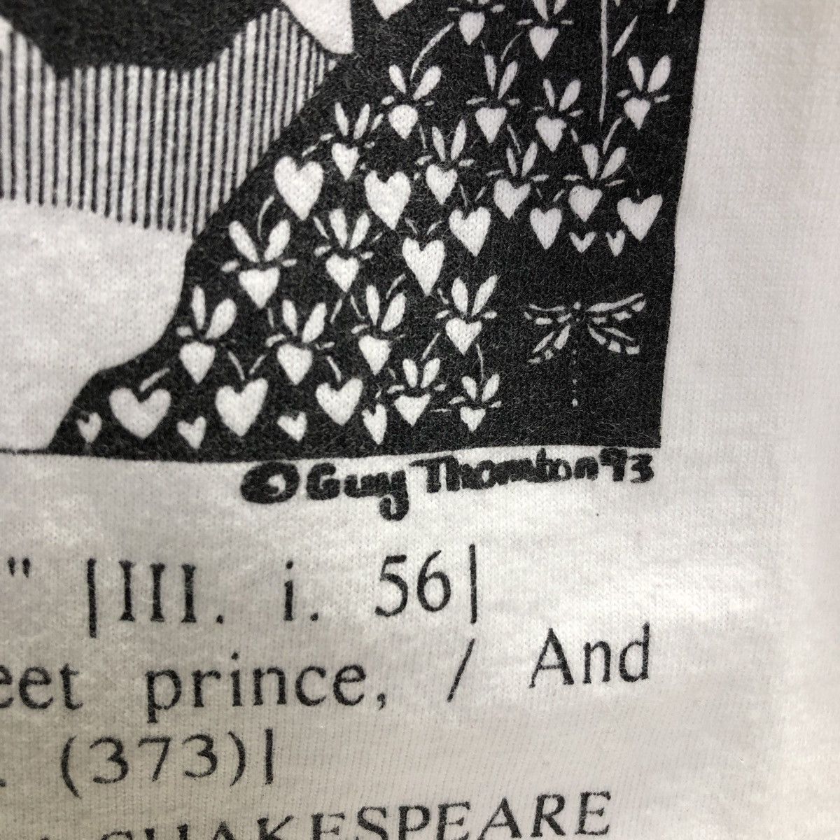 Vintage Vintage 90s William Shakespeare T-Shirt Size US L / EU 52-54 / 3 - 3 Thumbnail