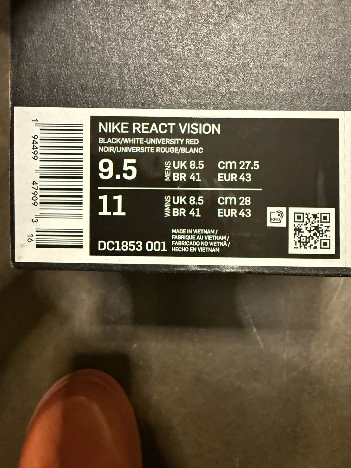 Nike Nike React Vision D/MS/X Size US 9.5 / EU 42-43 - 11 Thumbnail
