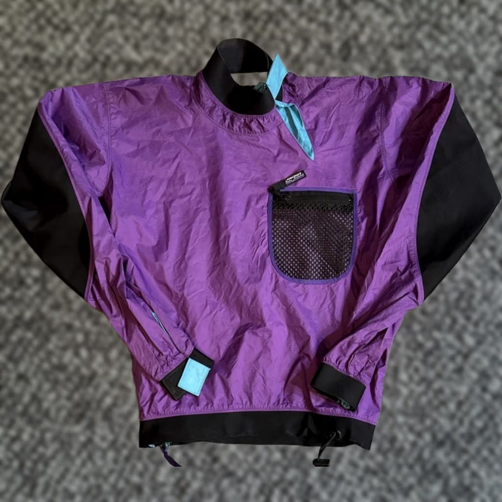 Patagonia VINTAGE Patagonia Windbreaker Jacket S Kayak Canoe 90s Purple Mens Size US S / EU 44-46 / 1 - 1 Thumbnail
