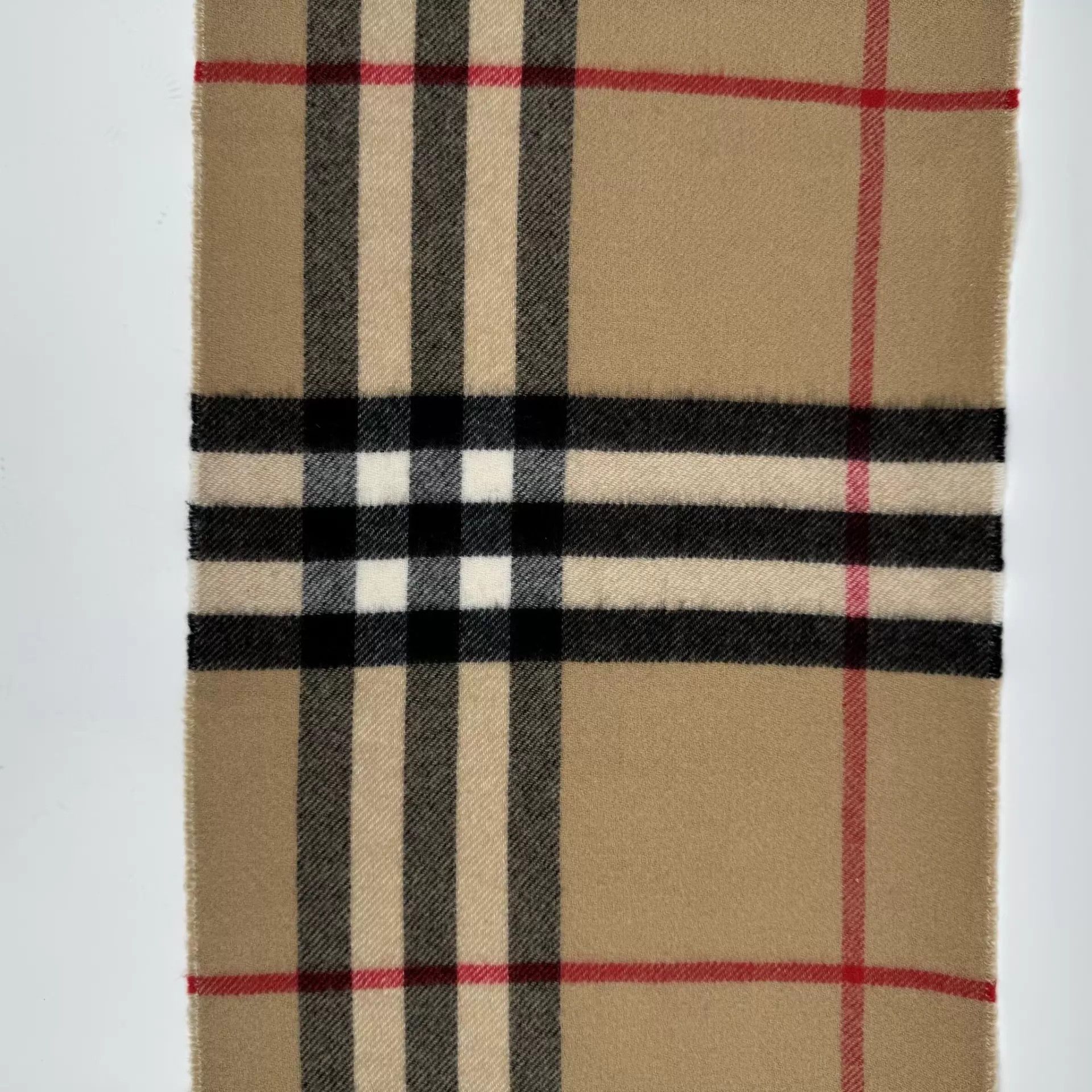 Burberry Burberry Cashmere 168x30 Check Color Block Scarf Size ONE SIZE - 5 Thumbnail