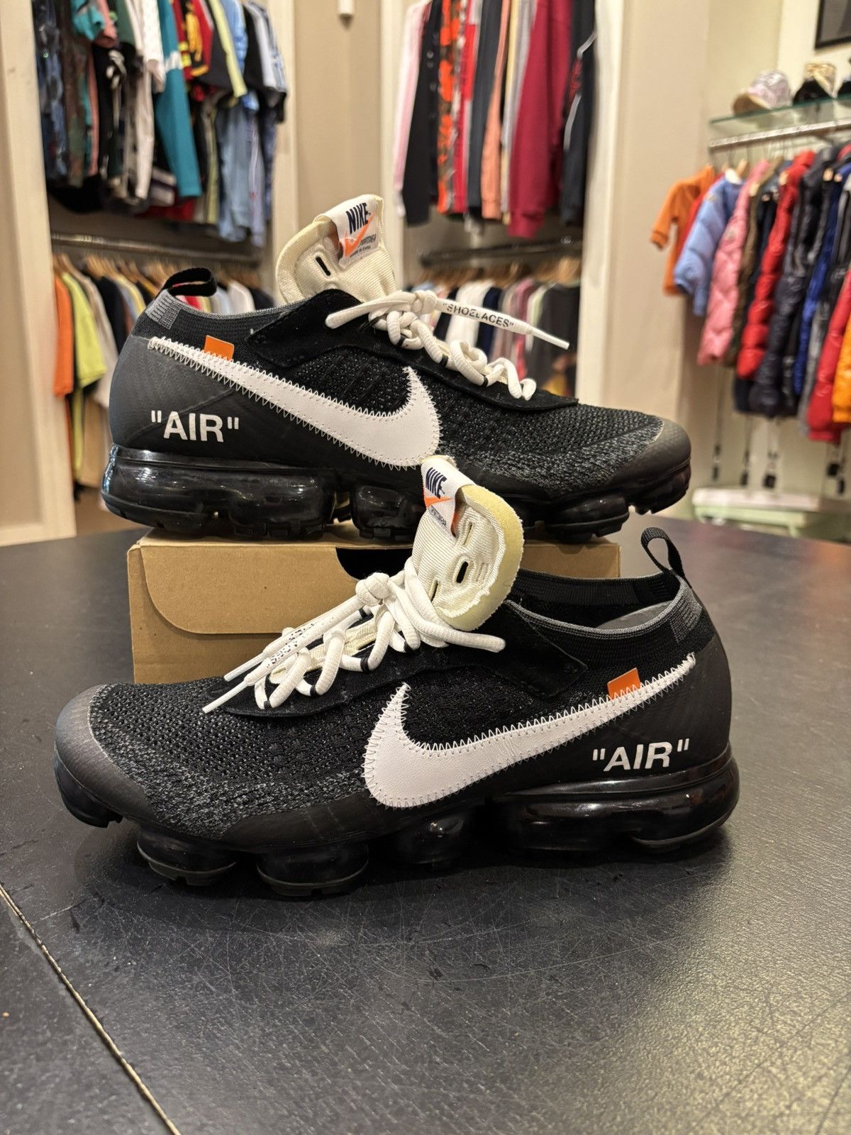 Nike × Off-White Nike Air VaporMax ‘Off-White’ Size US 11.5 / EU 44-45 - 1 Thumbnail