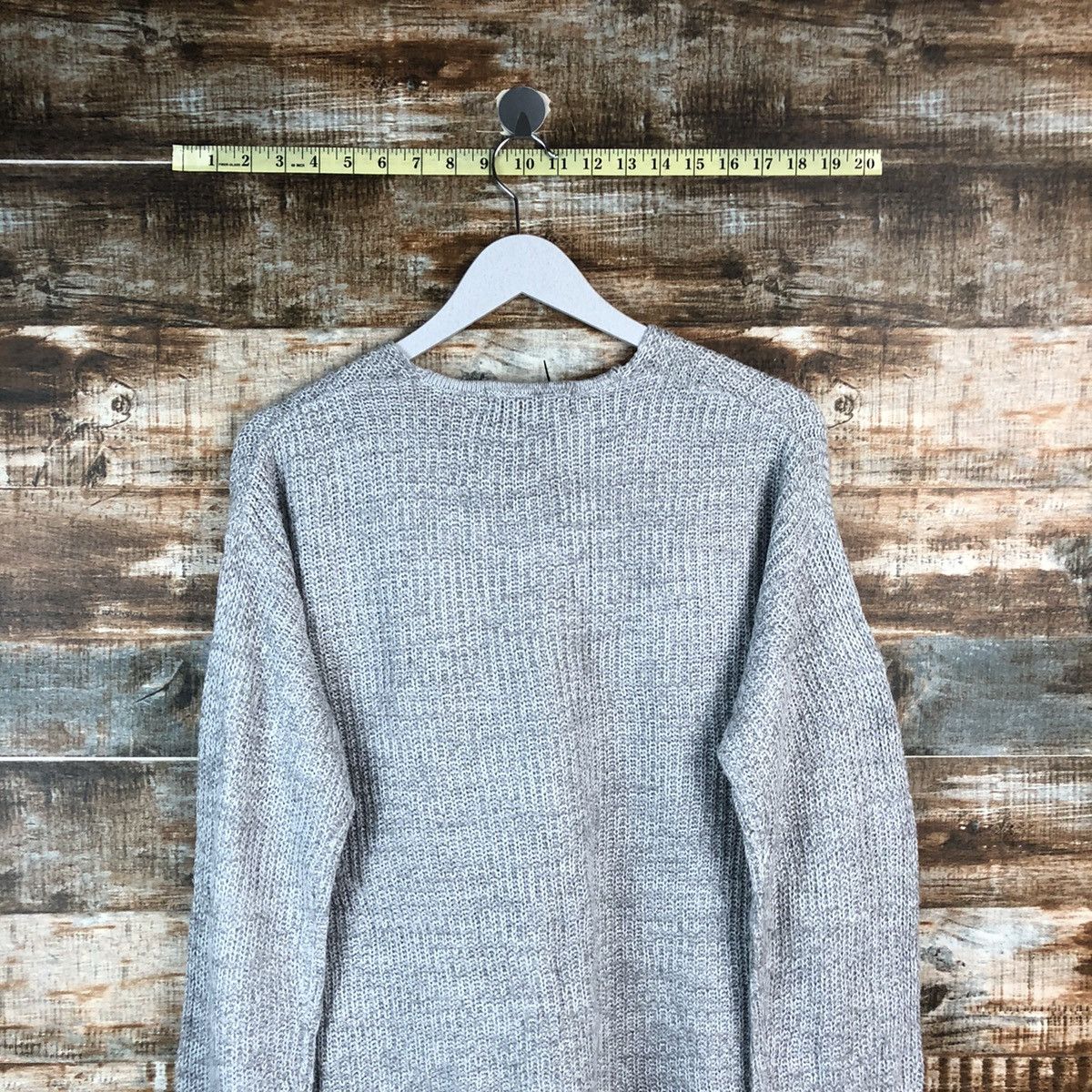 Homespun Knitwear × Japanese Brand Putietal Grey vintage Knitwear #A2231 Size US M / EU 48-50 / 2 - 13 Thumbnail