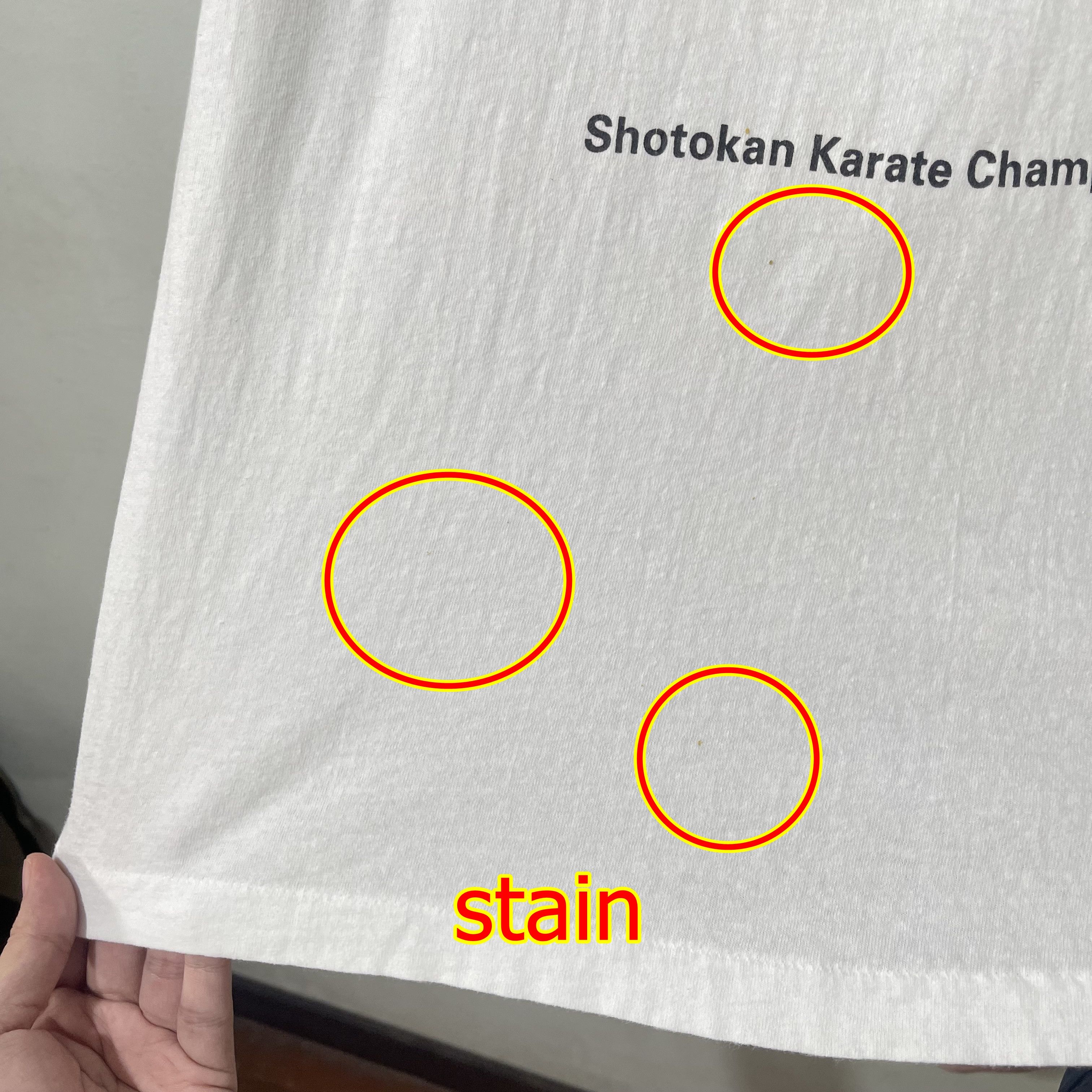 Vintage Vintage 90s Shotokan Karate T-Shirt Size US L / EU 52-54 / 3 - 9 Thumbnail