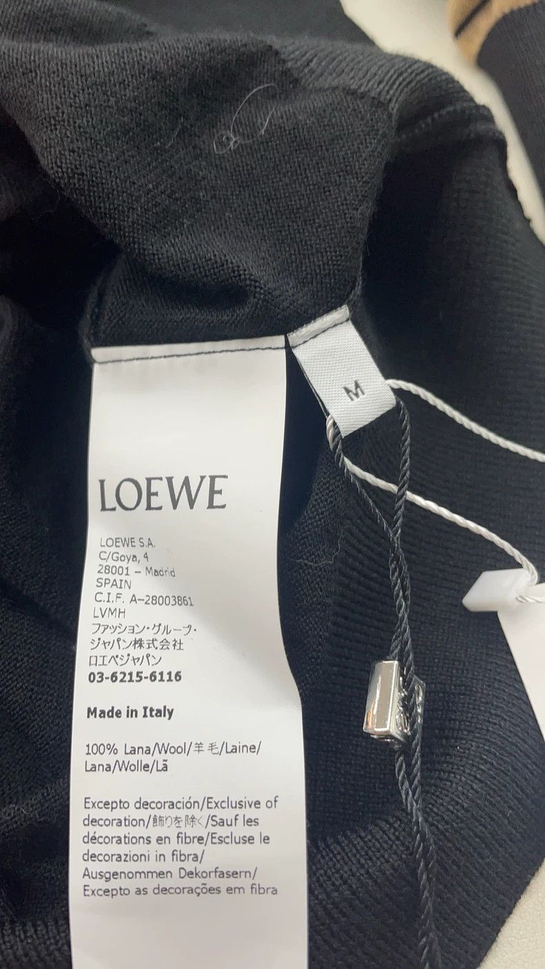 Loewe LOEWE Black wool cardigan Size M / US 6-8 / IT 42-44 - 4 Thumbnail