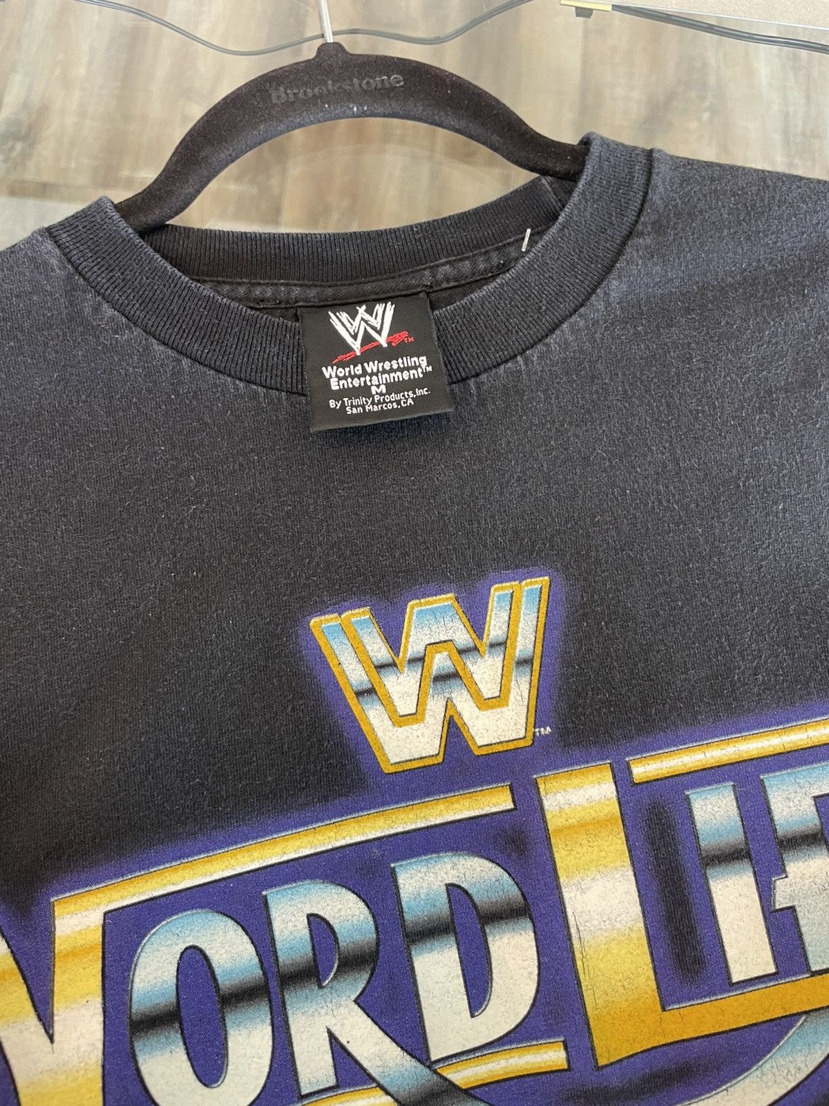 WWE 2002 John Cena Word Life Vintage Wrestling Tee Shirt Medium Size US M / EU 48-50 / 2 - 3 Thumbnail