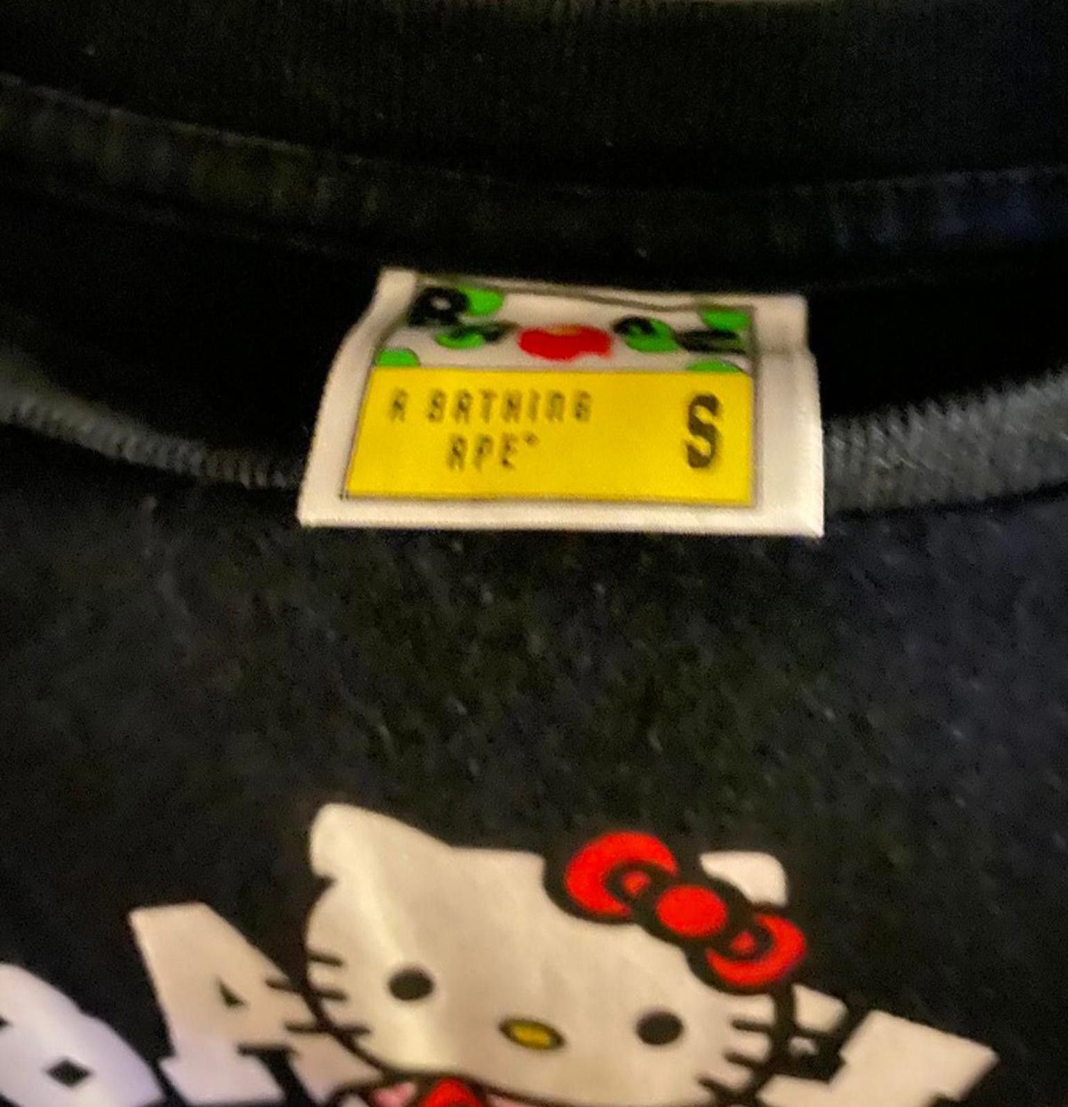Bape BAPE x Hello Kitty College Tee Small 2014 Release Size US XS / EU 42 / 0 - 4 Thumbnail