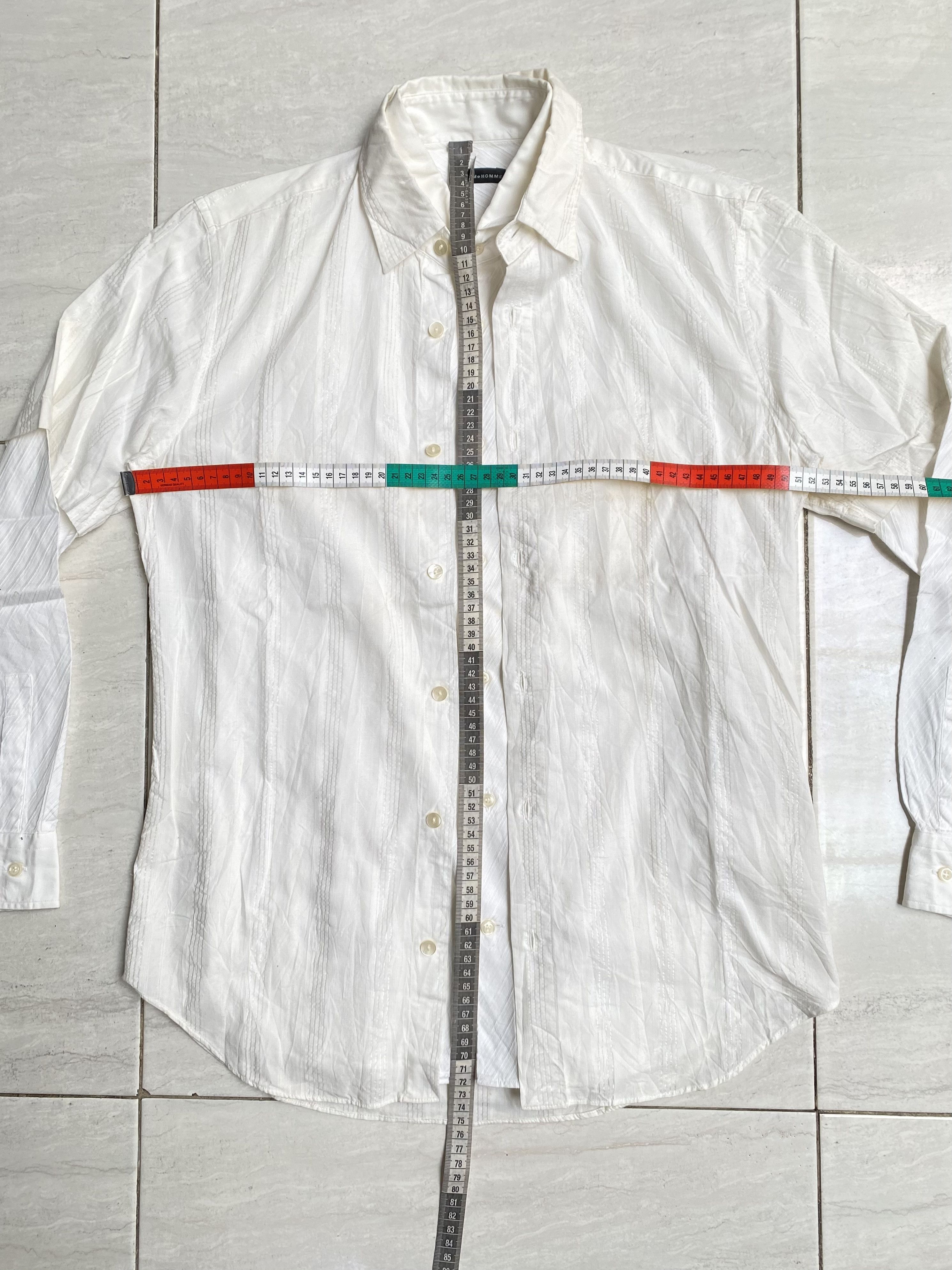 Issey Miyake TETE HOMME White Shirt Size US L / EU 52-54 / 3 - 7 Thumbnail