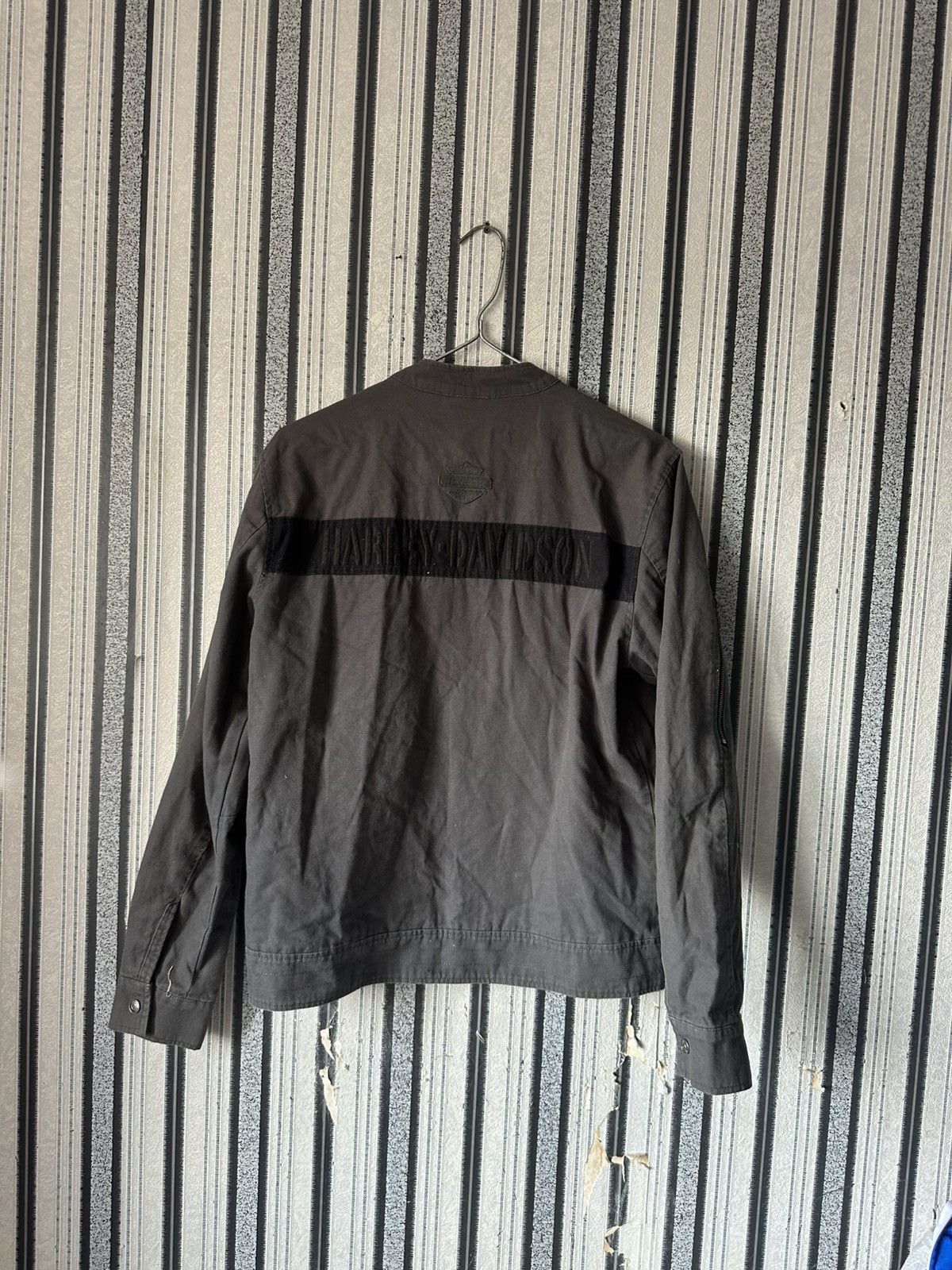 Harley Davidson Harley Davidson Denim Jacket Thunder Button Up Bomber Coat Size US M / EU 48-50 / 2 - 5 Thumbnail