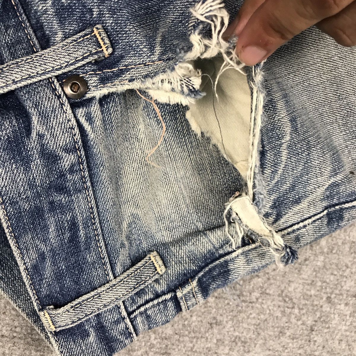 Japanese Brand × Spellbound SPELLBOUND LIGHT DENIM BOOTCUT JEANS PANTS Size US 28 / EU 44 - 17 Thumbnail