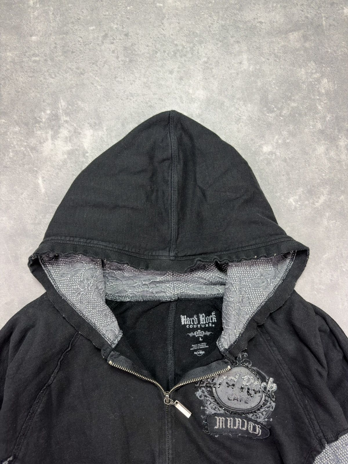 Hard Rock Cafe Hard Rock Cafe Couture Snakeskin Printed Zip Hoodie L Size L / US 10 / IT 46 - 8 Thumbnail
