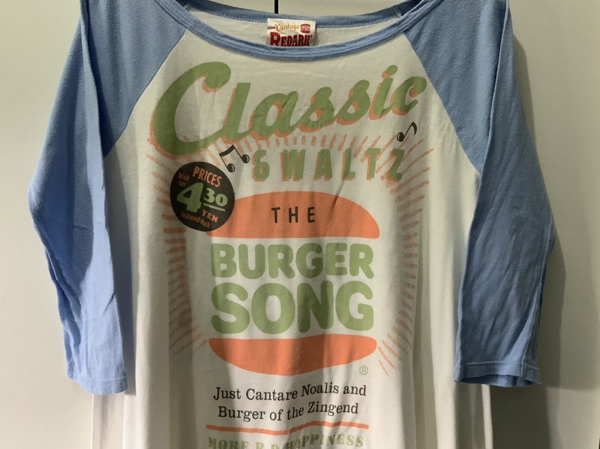 Japanese Brand Vintage Redark Classic Swaltz The Burger Soon Tee Size US M / EU 48-50 / 2 - 4 Thumbnail