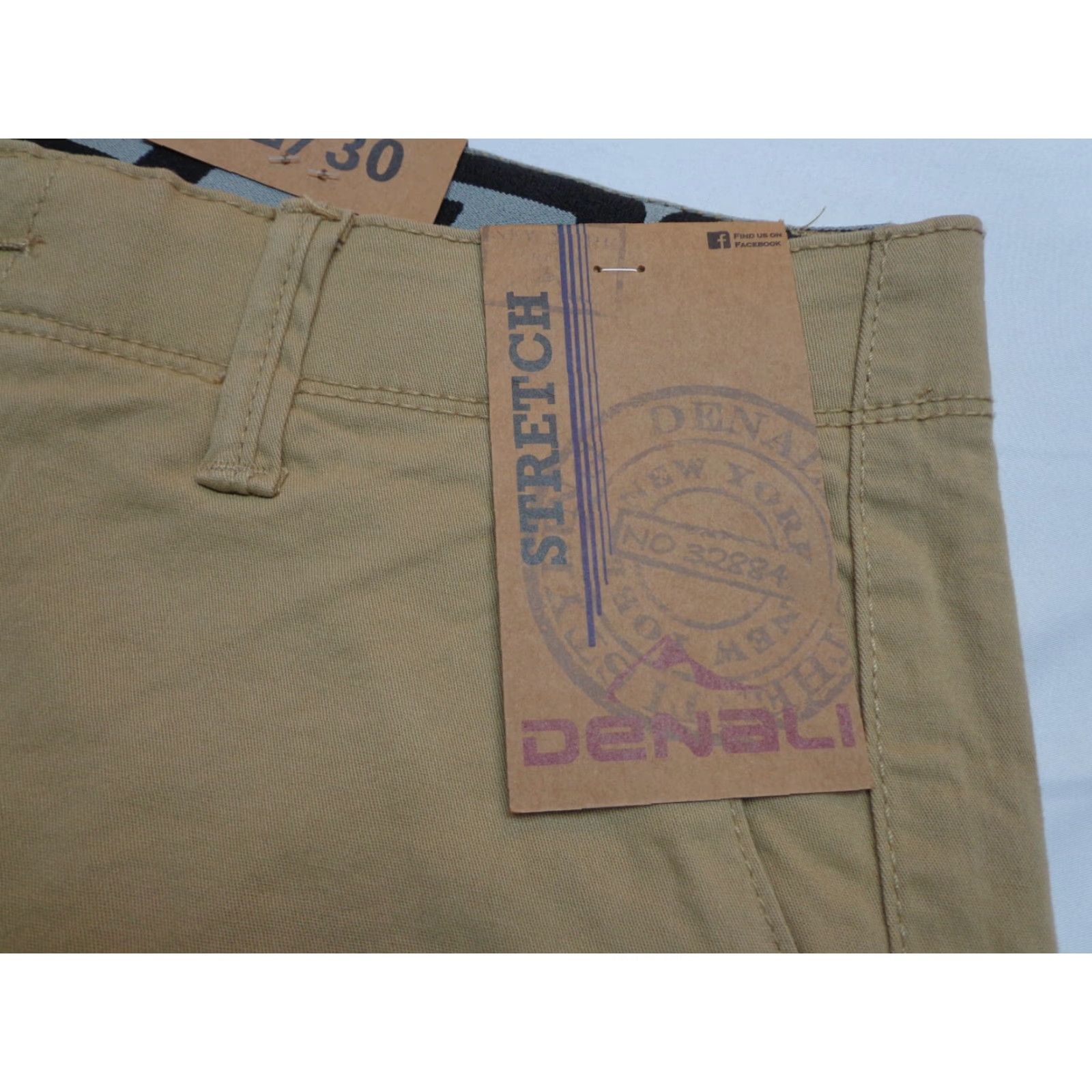 Vintage DENALI Pants Shirt? No, category must be one word: Pants. Final title: DENALI Pants Men 32 Beige Cotton Blend Stretch 30 Inseam NWT MSRP 48 Size US 32 / EU 48 - 4 Thumbnail