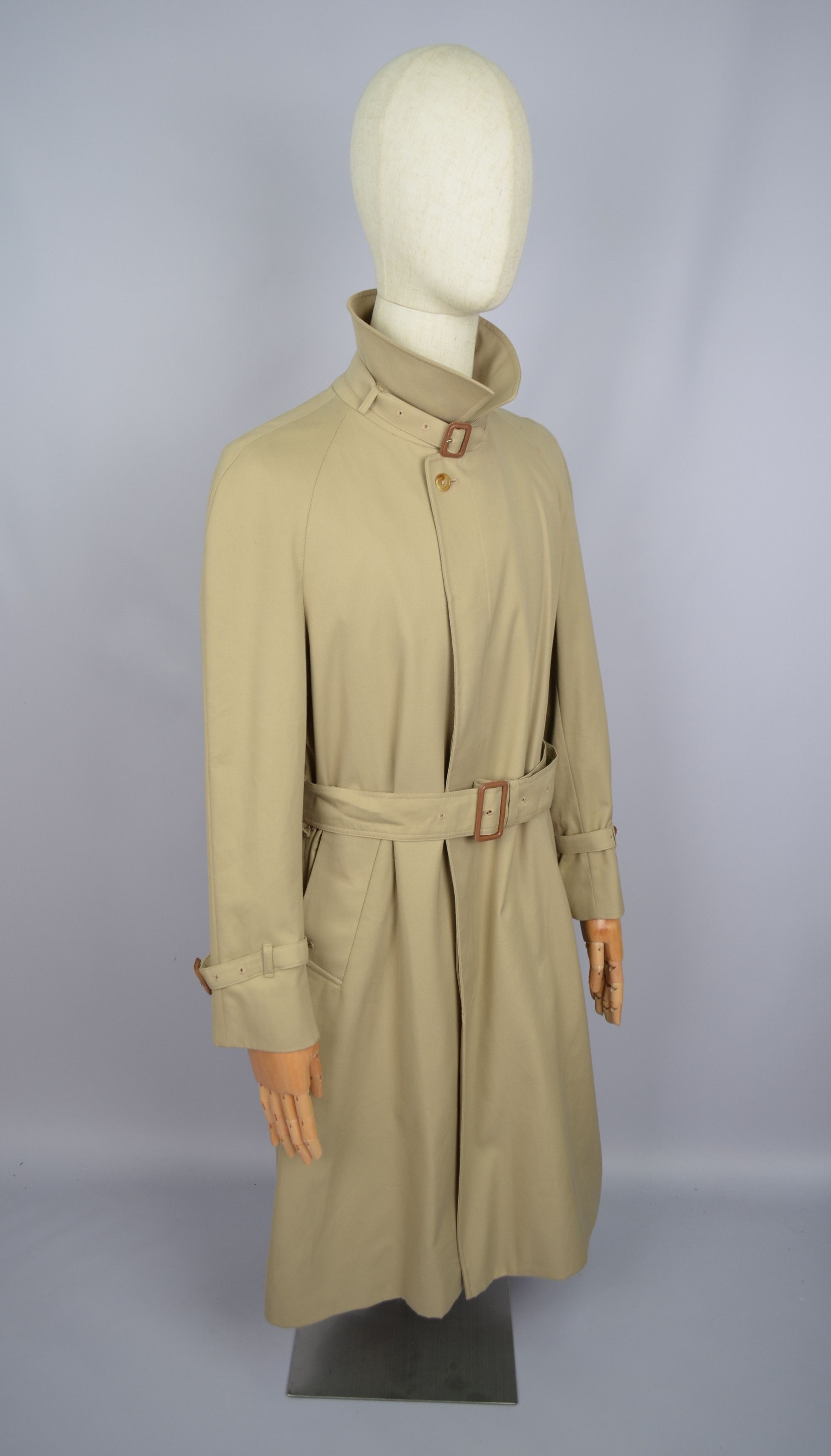 Aquascutum × Vintage Aquascutum London Trench Coat Aqua 5 Vintage Sz 38 S/M Size US M / EU 48-50 / 2 - 19 Thumbnail