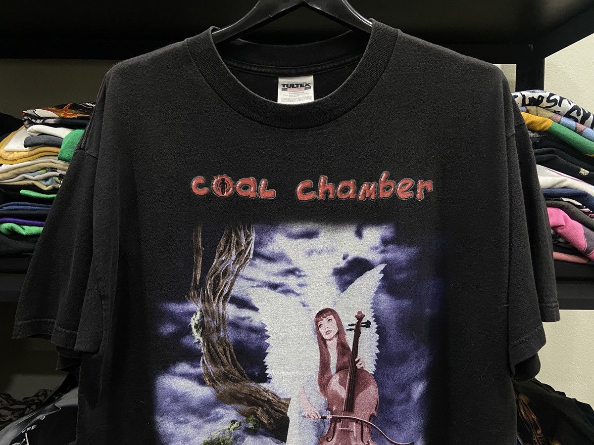 Band Tees × Vintage Vintage 1999s Coal Chamber Music Nu Metal Rock TOUR TShirt Size US L / EU 52-54 / 3 - 2 Thumbnail