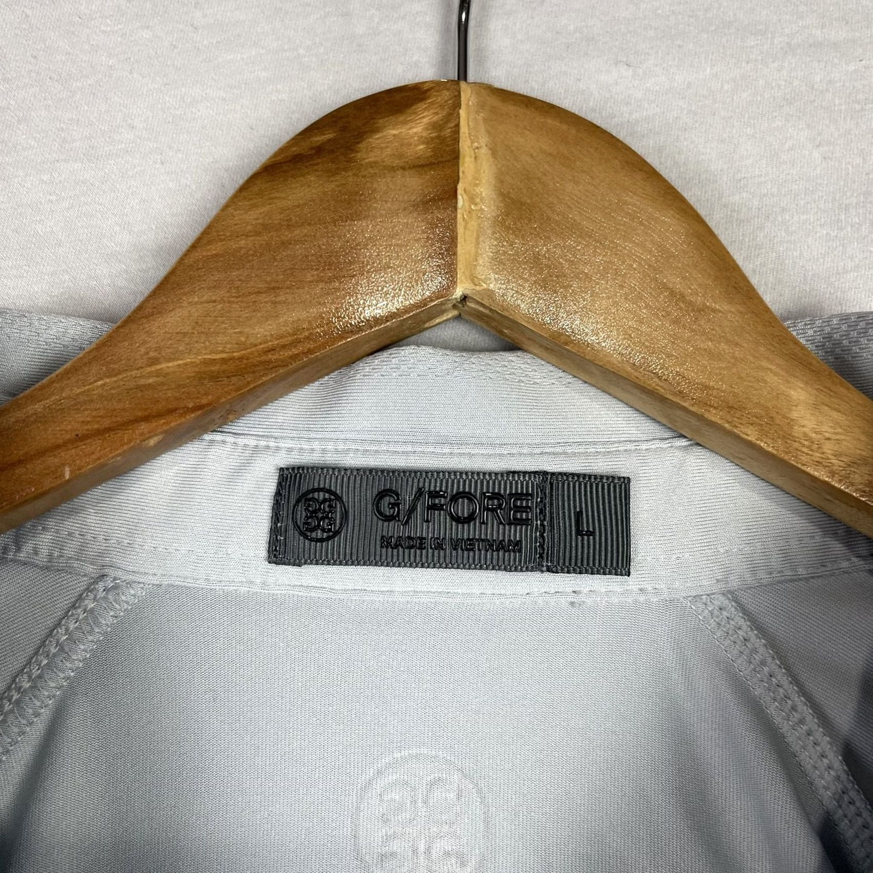 G/FORE G/Fore Polo Shirt Mens Large Skull Logo Golf Stretch Performance Grey Shirt Size US L / EU 52-54 / 3 - 3 Thumbnail