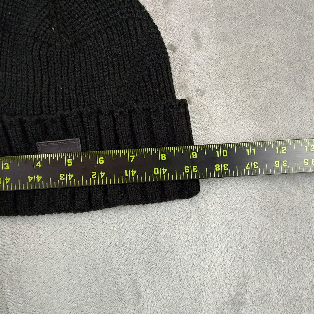Adidas Adidas black knit ribbed winter skull cap beanie unisex OSFM Size ONE SIZE - 5 Thumbnail