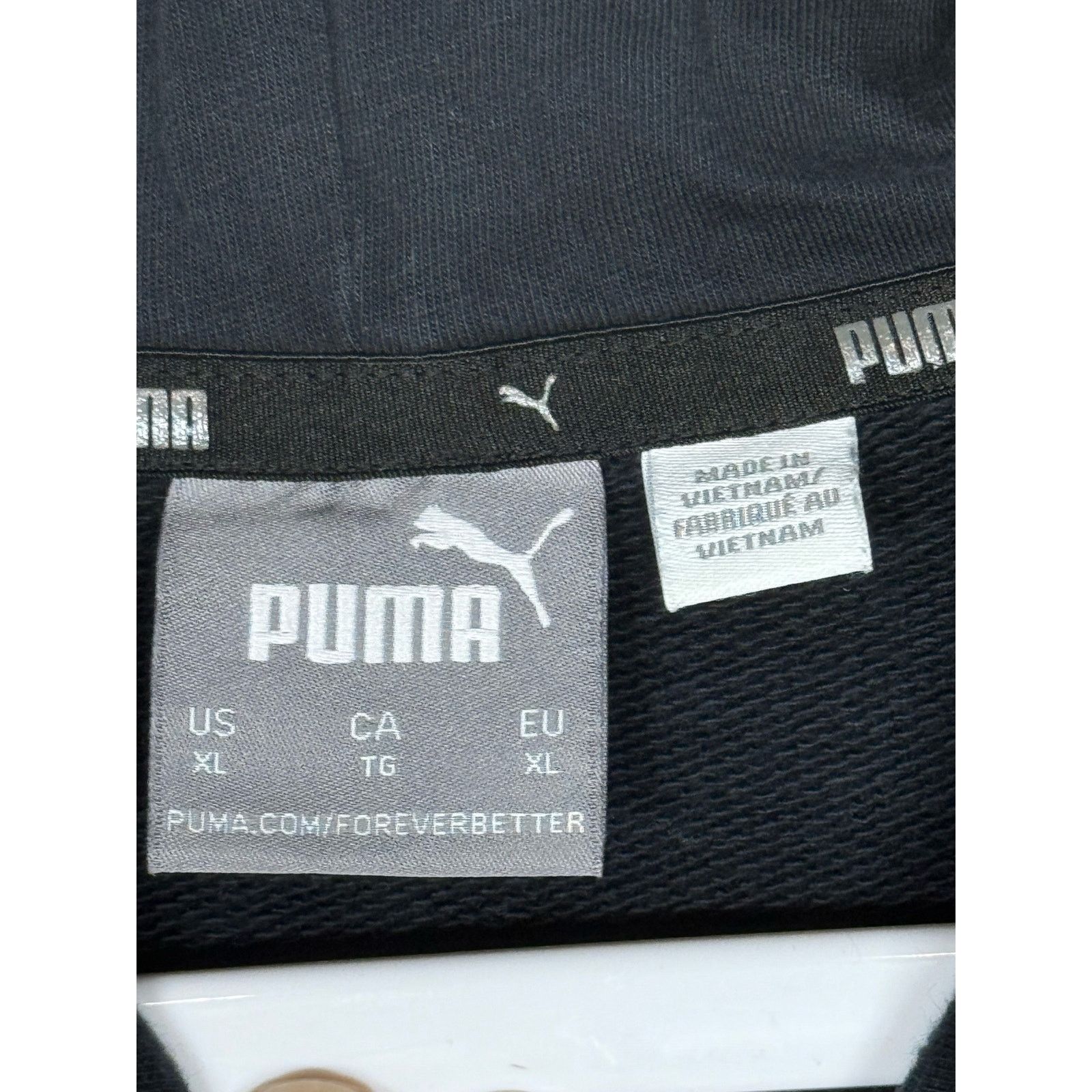 Puma Puma Graffiti Hoodie Sweatshirt Pullover Ribbed Cuffs USED Size US XL / EU 56 / 4 - 6 Thumbnail