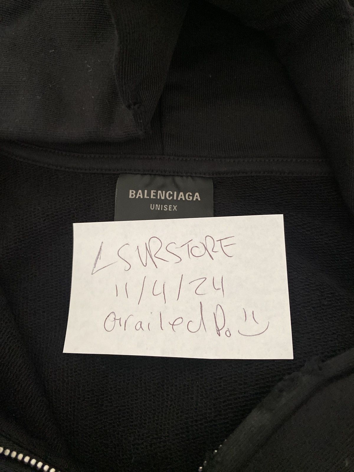 Balenciaga Balenciaga Heavy Metal Zip Hoodie with Mud Details Large Size US L / EU 52-54 / 3 - 4 Thumbnail