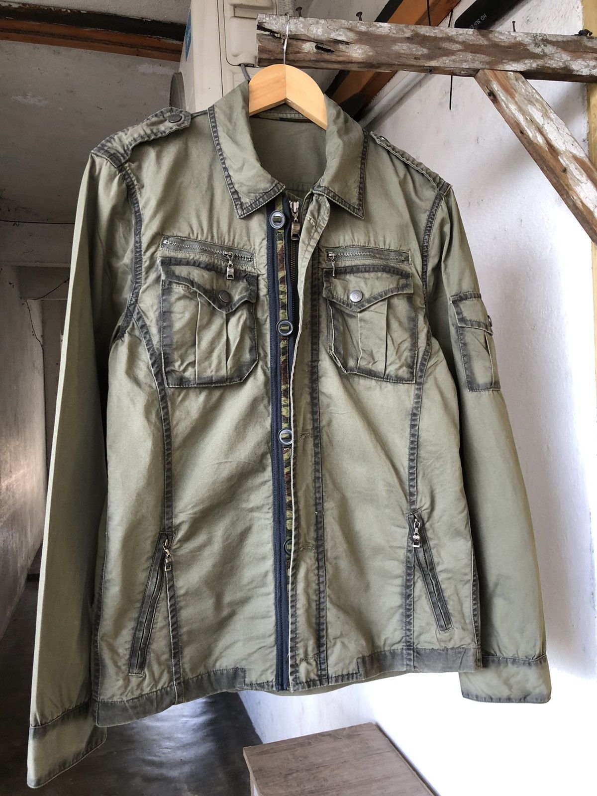 If Six Was Nine Nice🔥 Semantic Design Bondage Punk Jacket Size L / US 10 / IT 46 - 4 Thumbnail