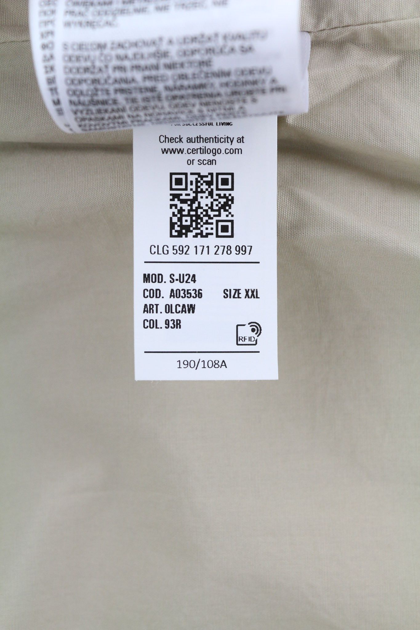 Diesel S-U24 2XL Windbreaker Snap Buttons Coated Polo Jacket 40012 Size US XXL / EU 58 / 5 - 14 Thumbnail
