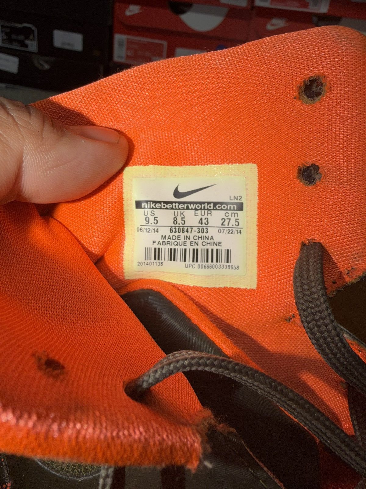 Nike Nike Kobe 9 Elite Strategy size 9.5 Size US 9.5 / EU 42-43 - 12 Thumbnail
