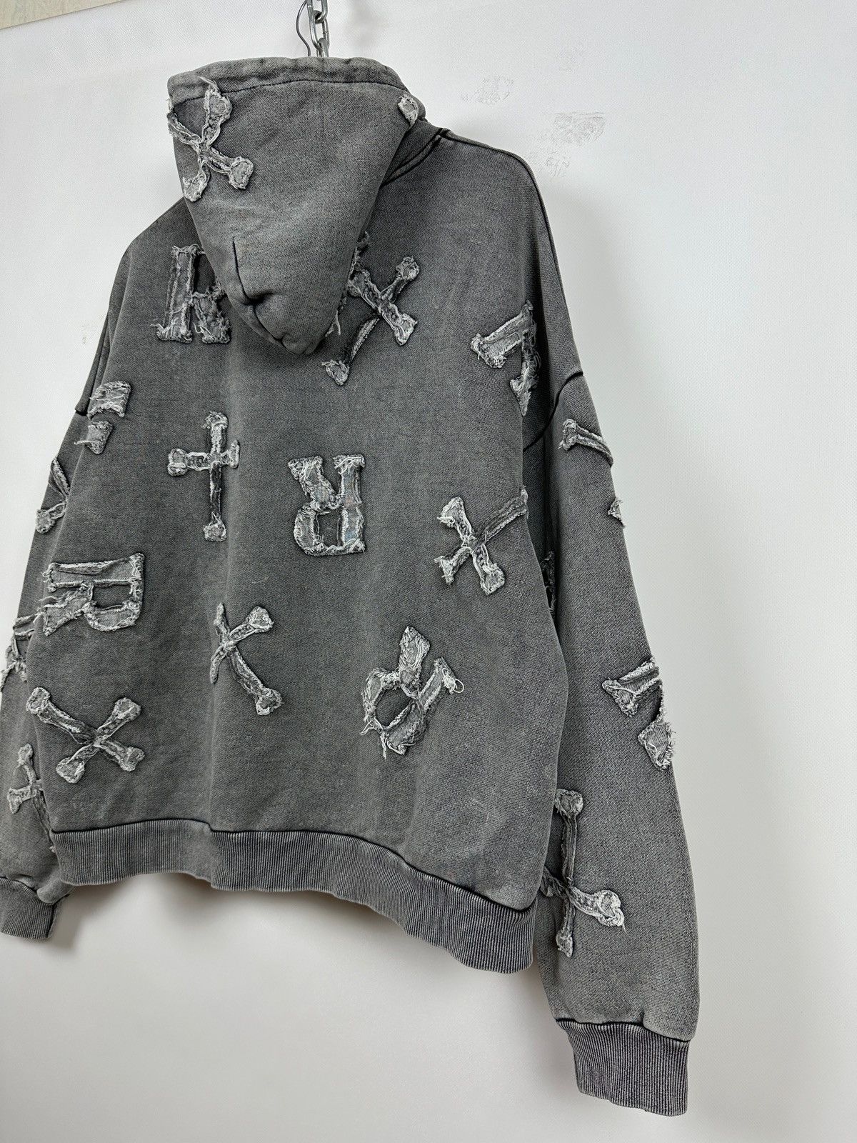 Racer Worldwide Racer Worldwide Washed Patch Cross Oversized Hoodie Size US M / EU 48-50 / 2 - 15 Thumbnail