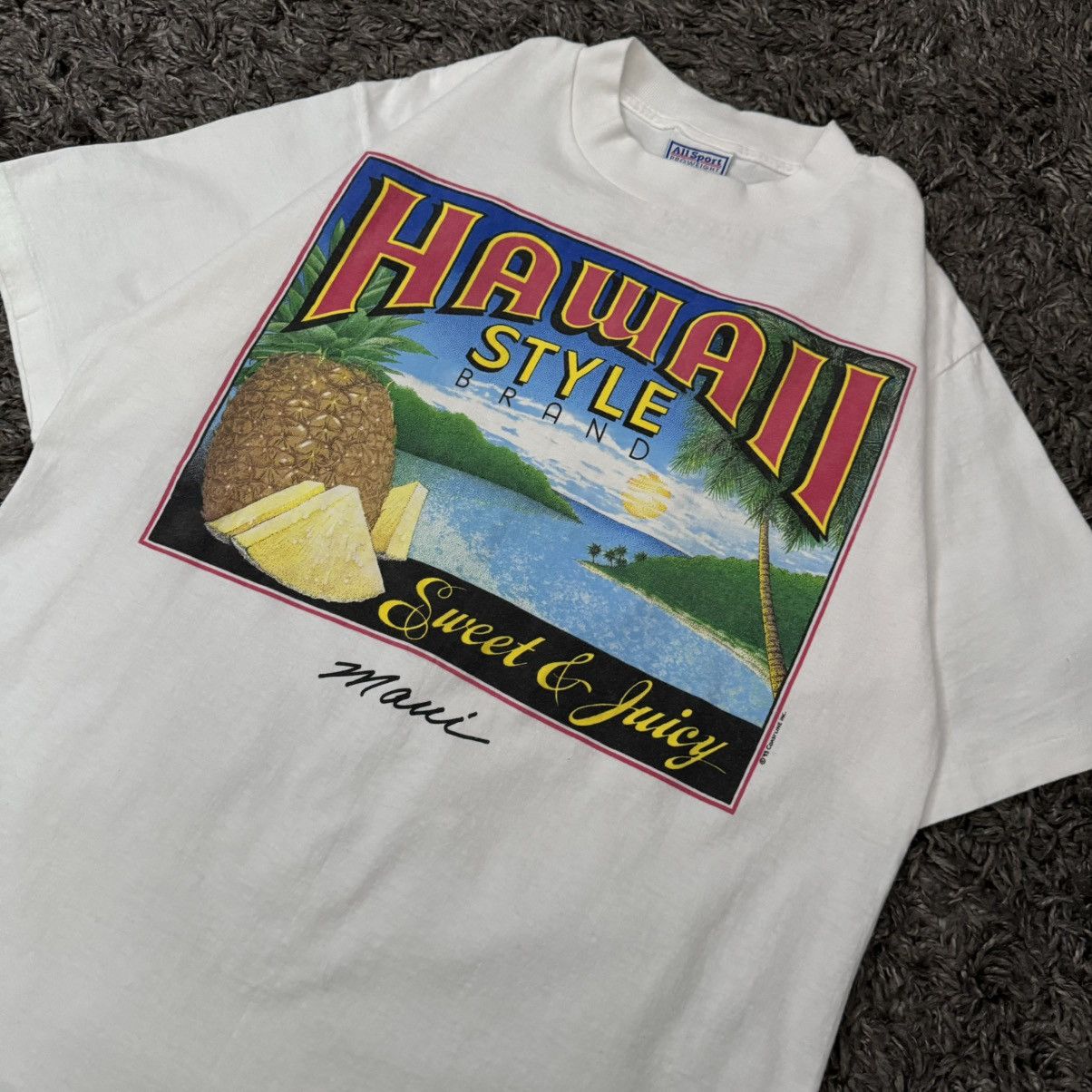 All Sport Vintage 90s Maui Hawaii Vacation Tee Size US L / EU 52-54 / 3 - 9 Thumbnail