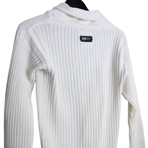 G-Star G-STAR RAW Women's Luca Shawl Collar Knit Jumper Sweater Size L / US 10 / IT 46 - 7 Thumbnail
