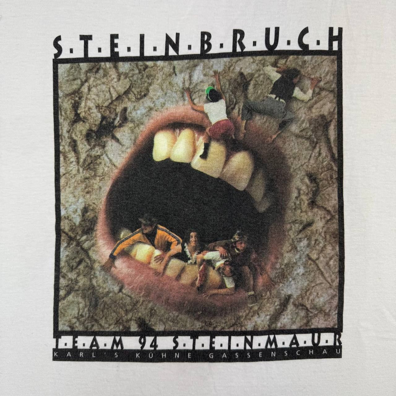 Other Vintage Steinbruch Graphic T-Shirt Band Tee 90s Mens Size L Size US L / EU 52-54 / 3 - 3 Thumbnail
