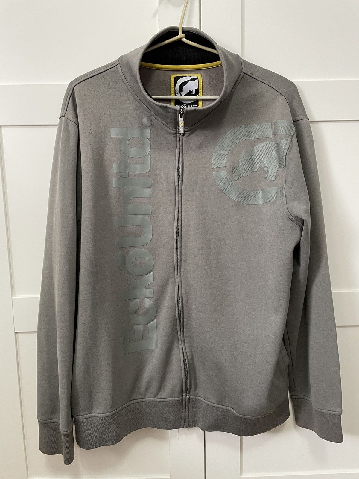 image of Ecko Unltd. Zip Size 2Xl 00S Oldschool Hiphop in Grey, Men's