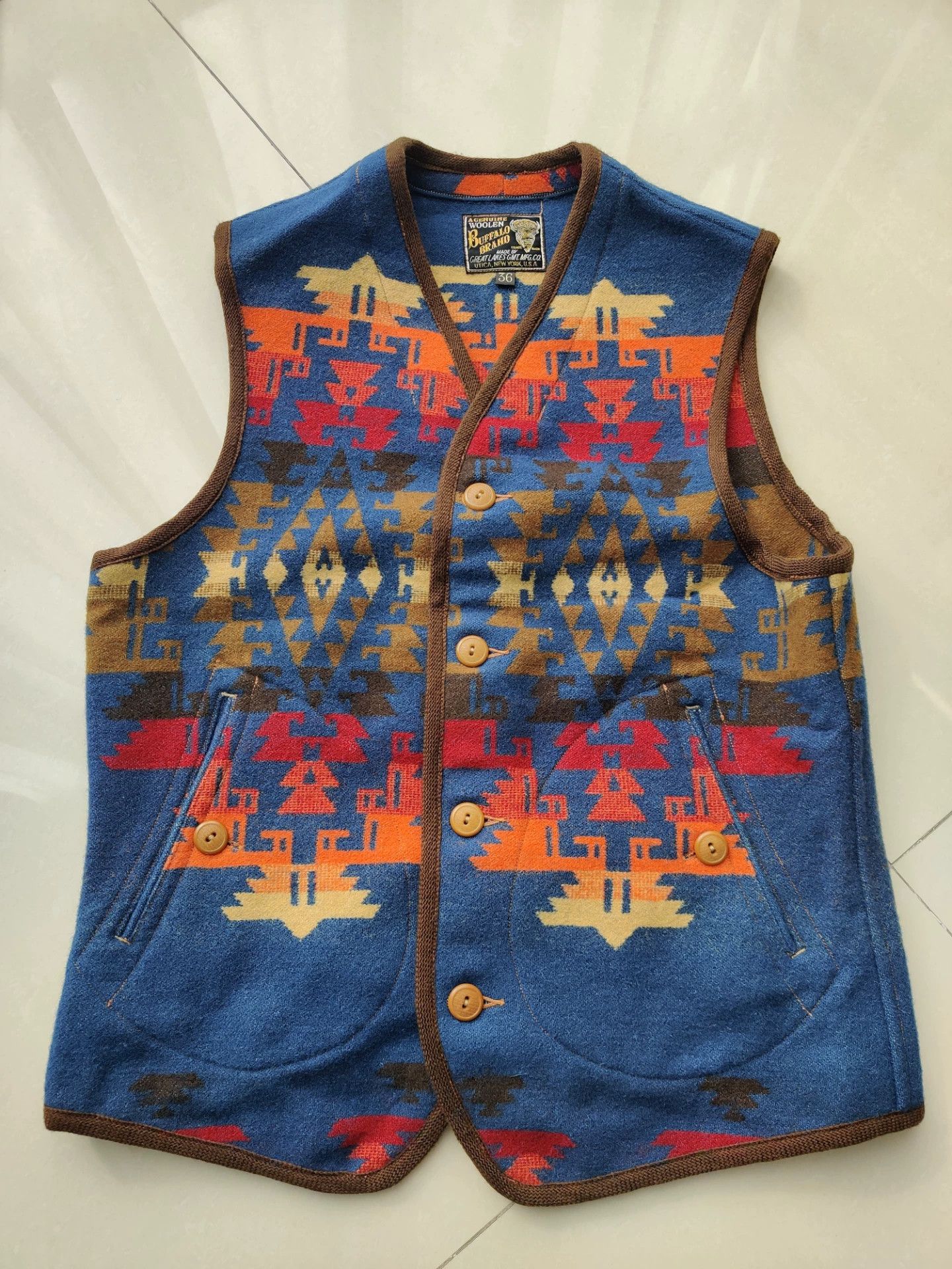 Freewheelers Freewheelers Wool Vest Size 36 Size US M / EU 48-50 / 2 - 1 Thumbnail