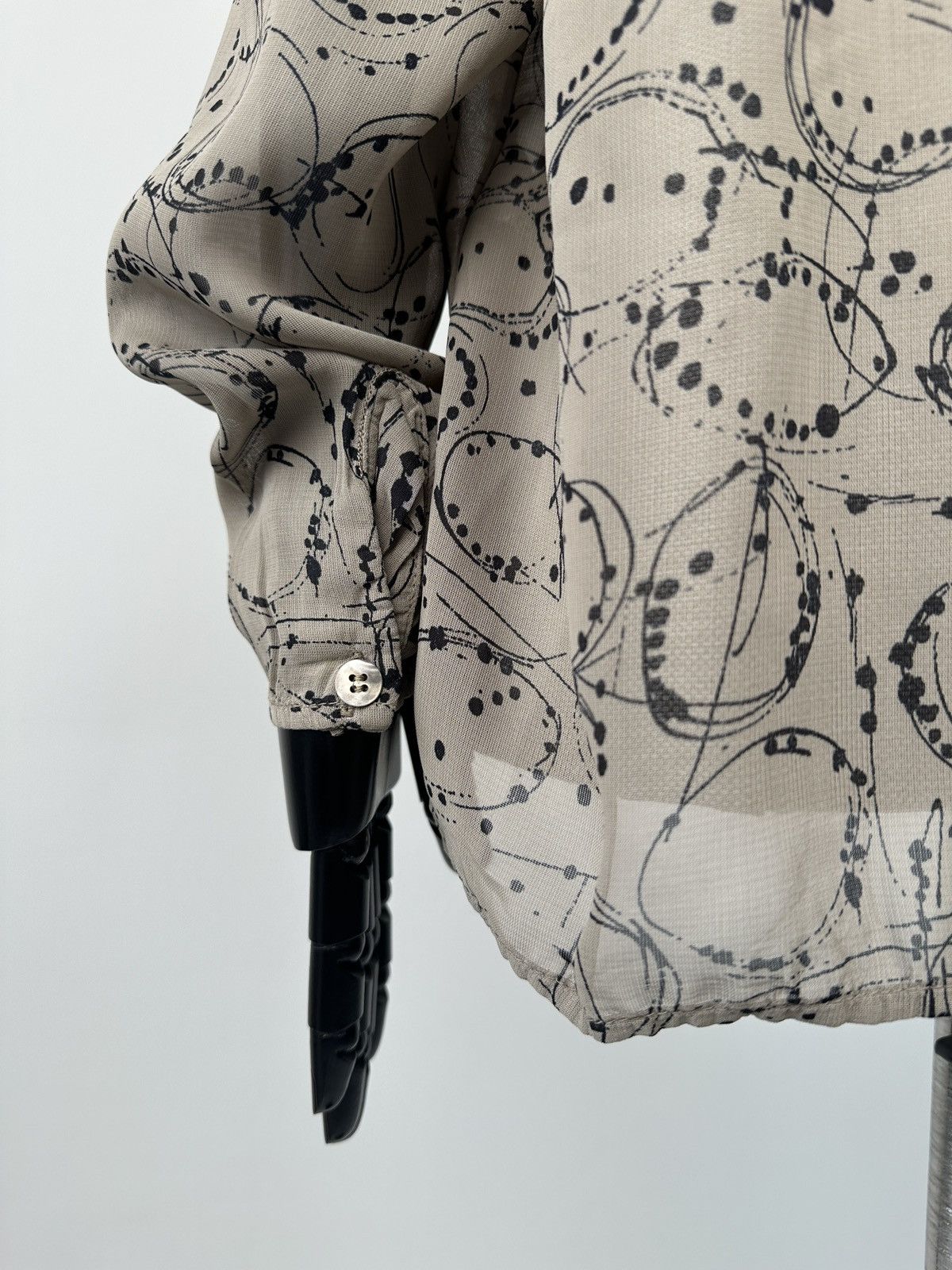 Transit TRANSIT PAR SUCH Geometric Pattern Viscose Blouse Shirt Size M / US 6-8 / IT 42-44 - 8 Thumbnail