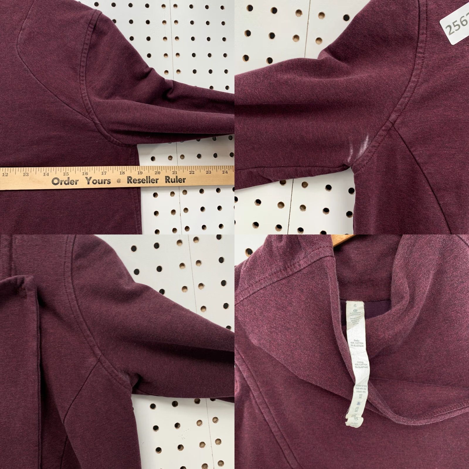 Lululemon Lululemon Sweater Womens 6 Red Jacket Size Thats Wrap Snap Stretch Pockets 19x33 Size M / US 6-8 / IT 42-44 - 10 Thumbnail