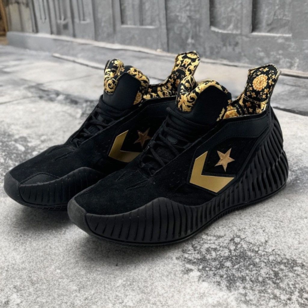 Converse Converse All Star BB Prototype CX Mid Top Black Gold Baroque Size US 10.5 / EU 43-44 - 16 Thumbnail