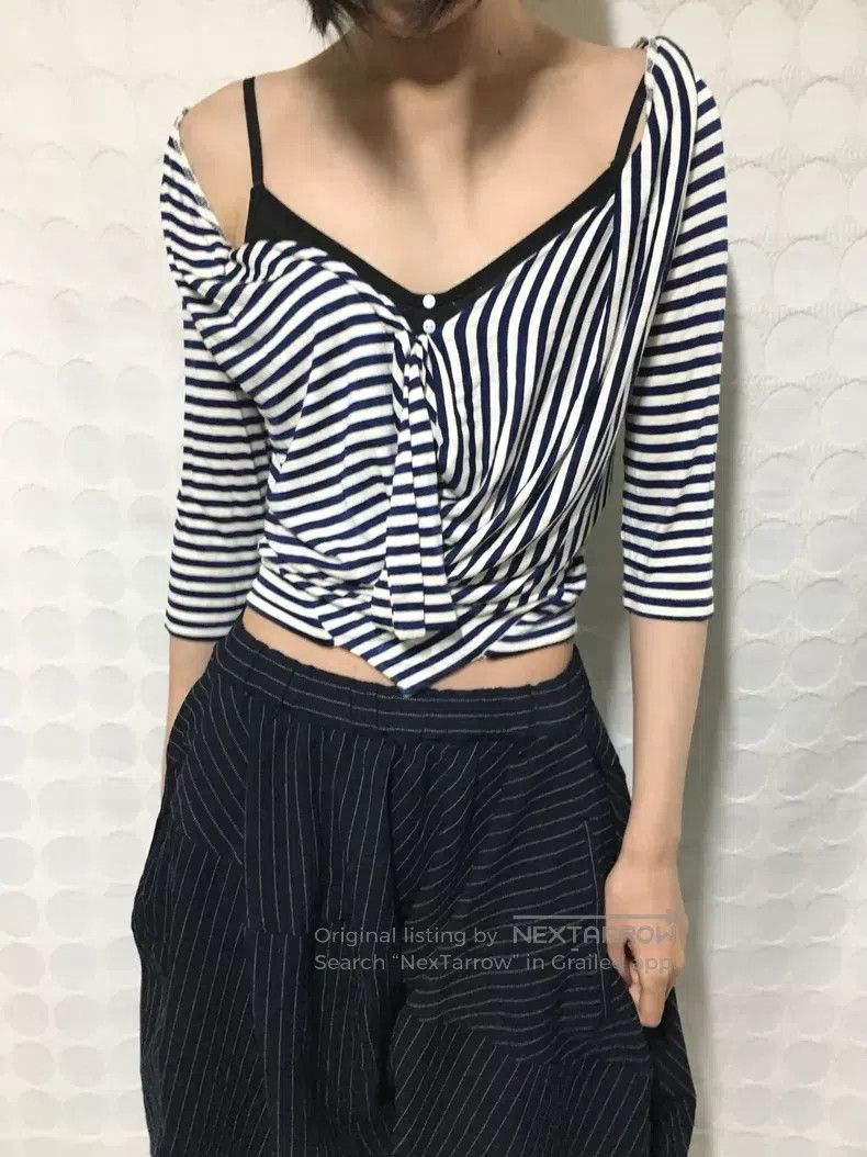 Vivienne Westwood Vivienne Westwood Striped bra cutaway seven-quarter sleeve Size XS / US 0-2 / IT 36-38 - 1 Thumbnail