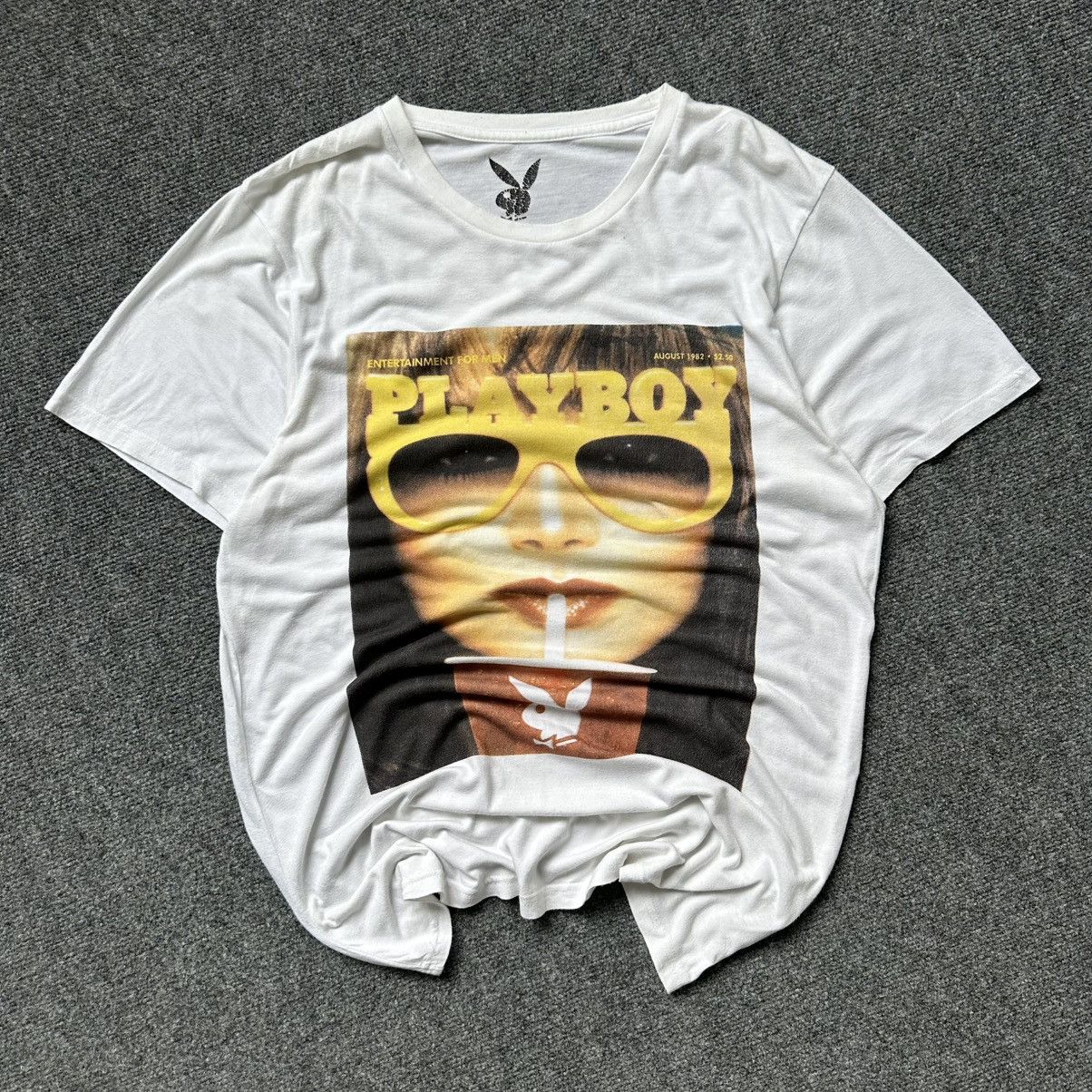 VTG Adult Playboy T-shirts Big Logo Size XL Y2K 00s USA Joke