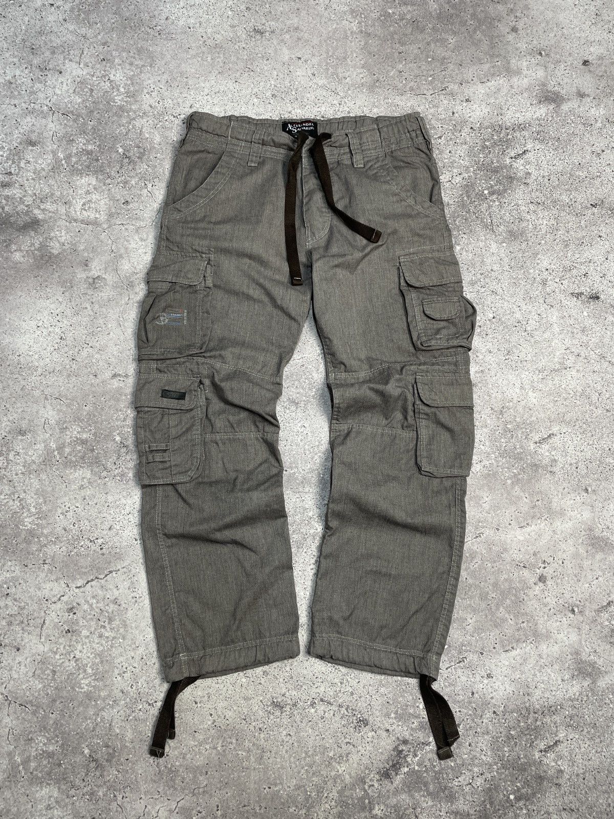 Vintage Vintage Like Diesel 00s Baggy Fit Cargo Pants Jeans Size US 34 / EU 50 - 3 Thumbnail