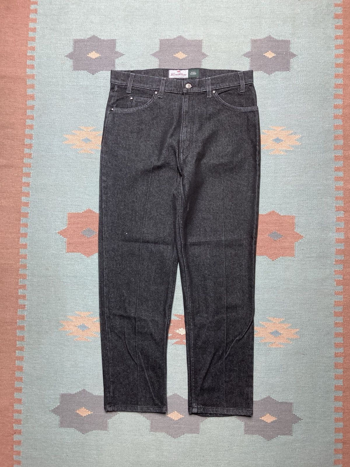 Levi's × Vintage Levi’s 540 jeans black grunge relaxed straight skater 35x29 Size US 35 - 4 Thumbnail