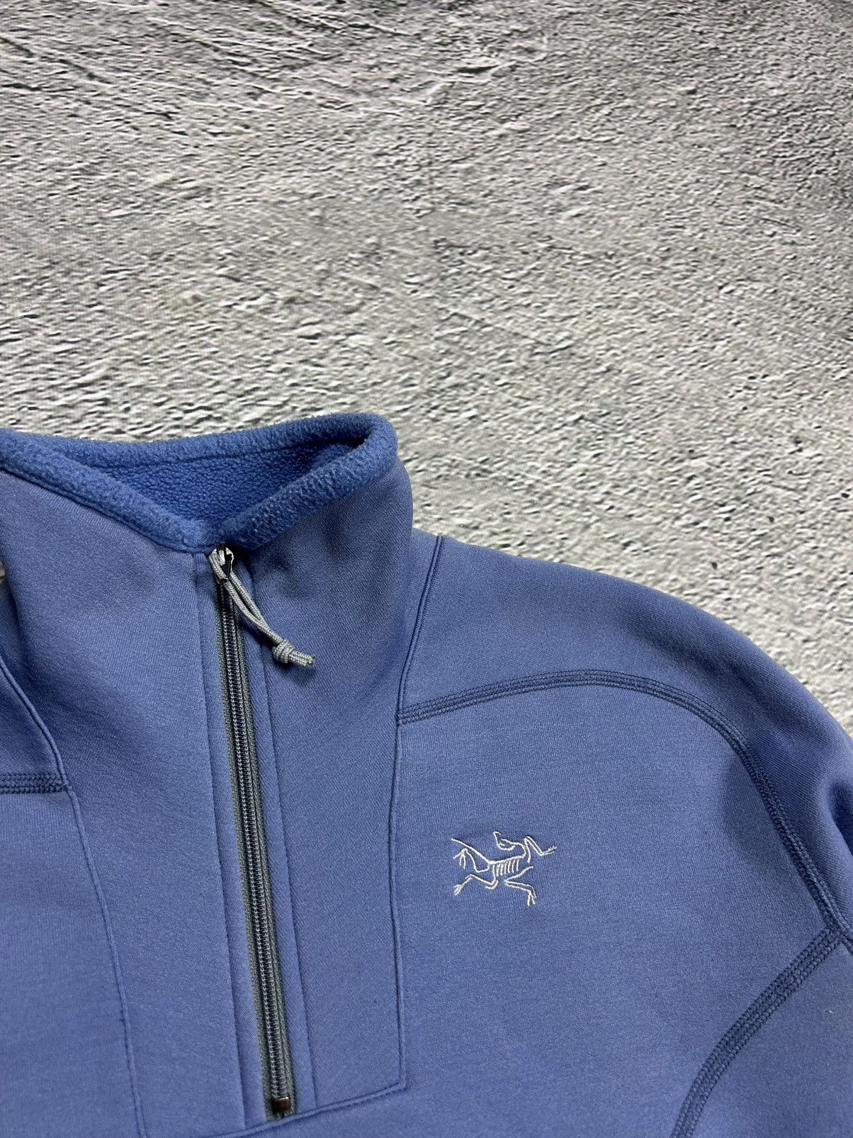 Arc'teryx × Vintage Arc’teryx fleece halfzip sweatshirt blue Size M / US 6-8 / IT 42-44 - 2 Thumbnail
