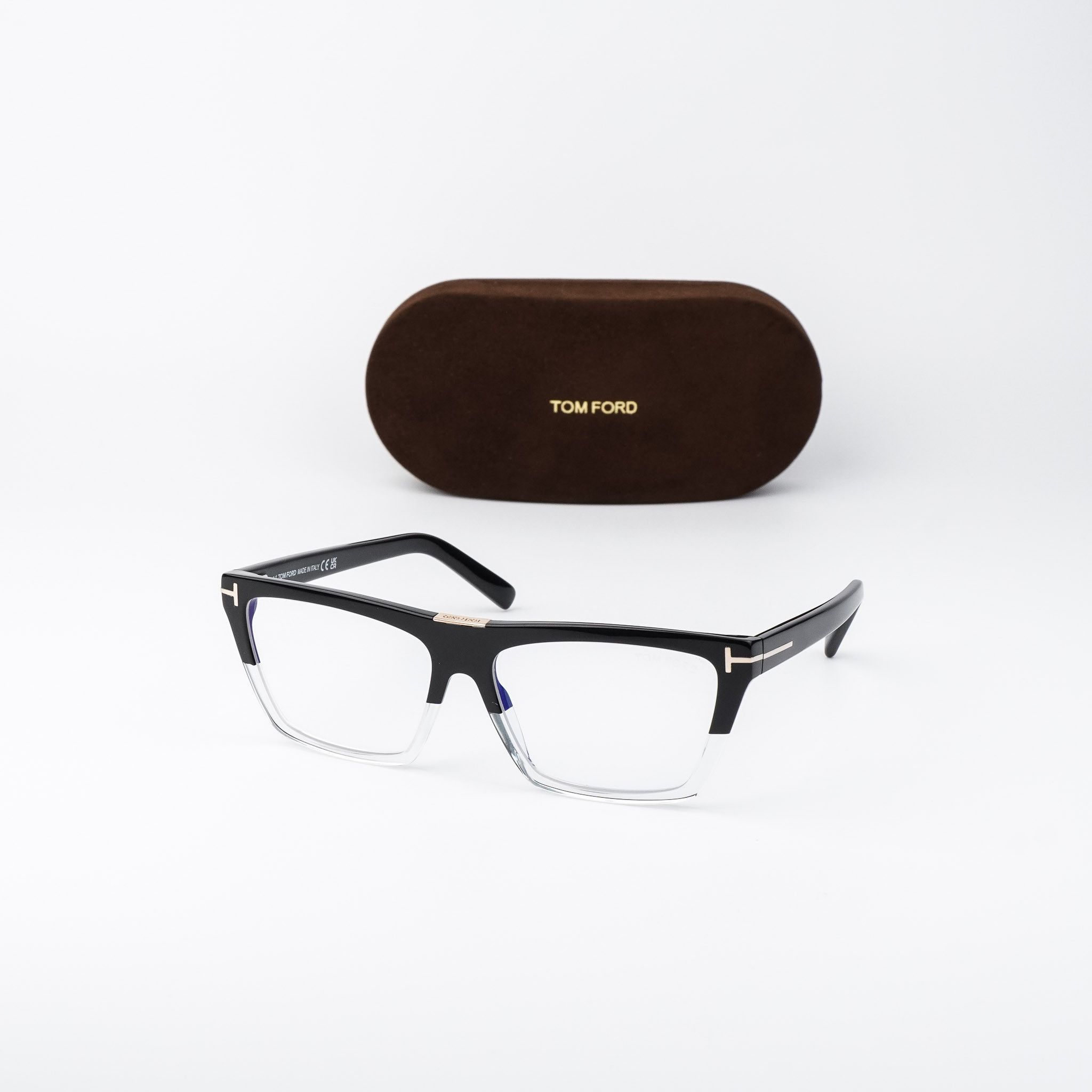 Tom Ford Tom Ford Women Eyeglasses Cat Eye FT5912-B 005 NEW AUTHENTIC Size ONE SIZE - 1 Thumbnail