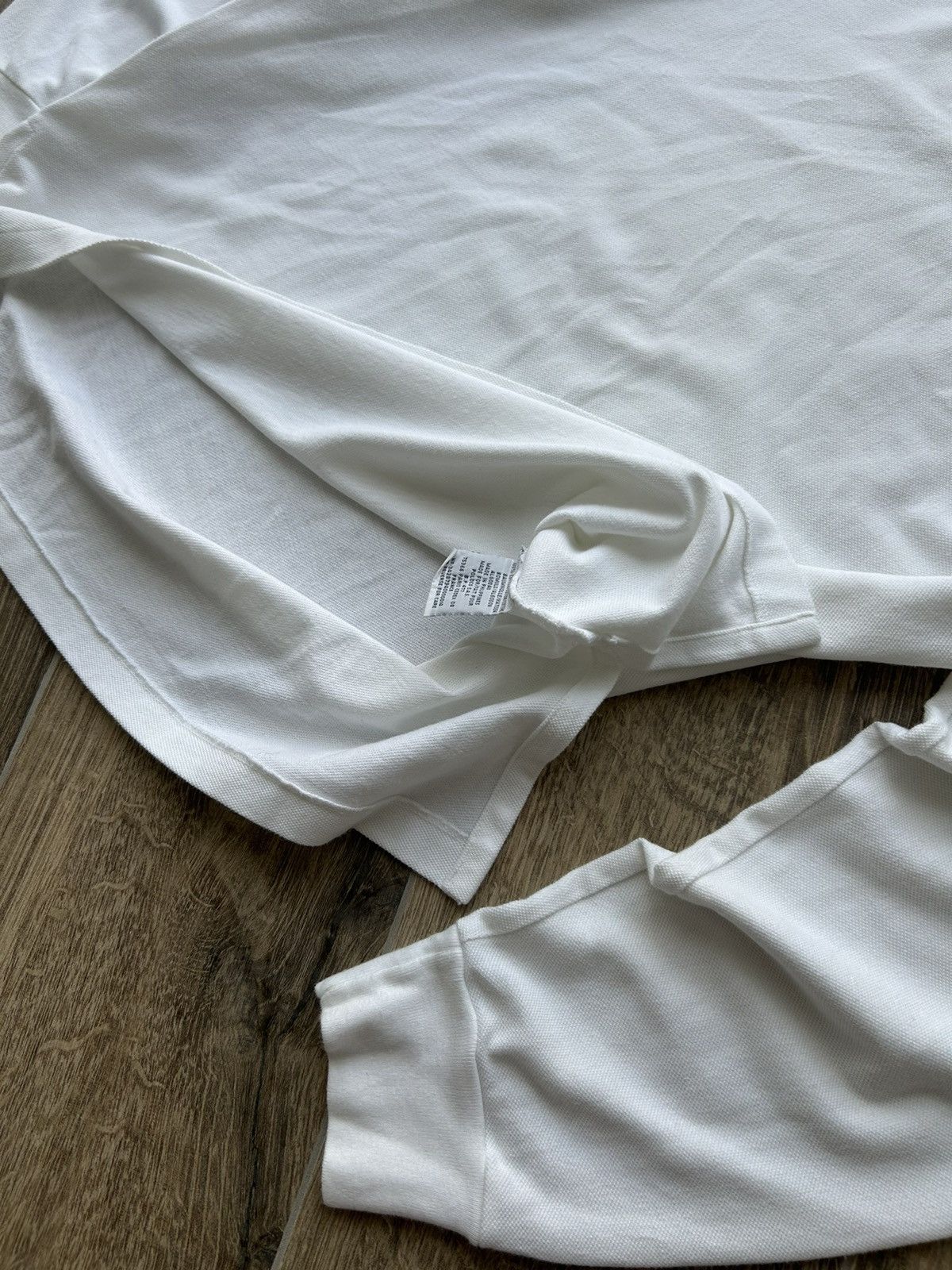 Polo Ralph Lauren × Vintage Vintage Polo Ralph Lauren Rugby white rare long-sleeve Size US M / EU 48-50 / 2 - 4 Thumbnail