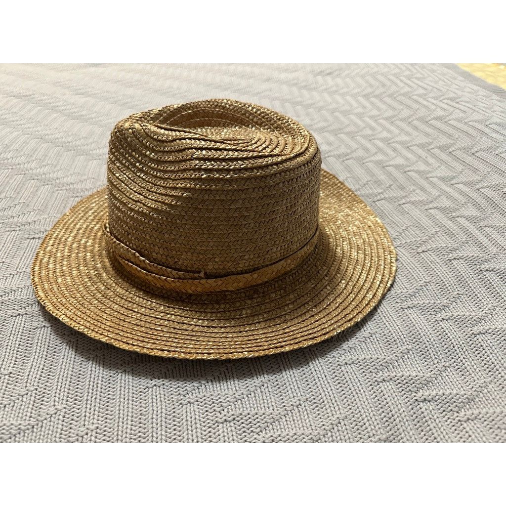Vintage Vintage straw trilby hat Size ONE SIZE - 3 Thumbnail