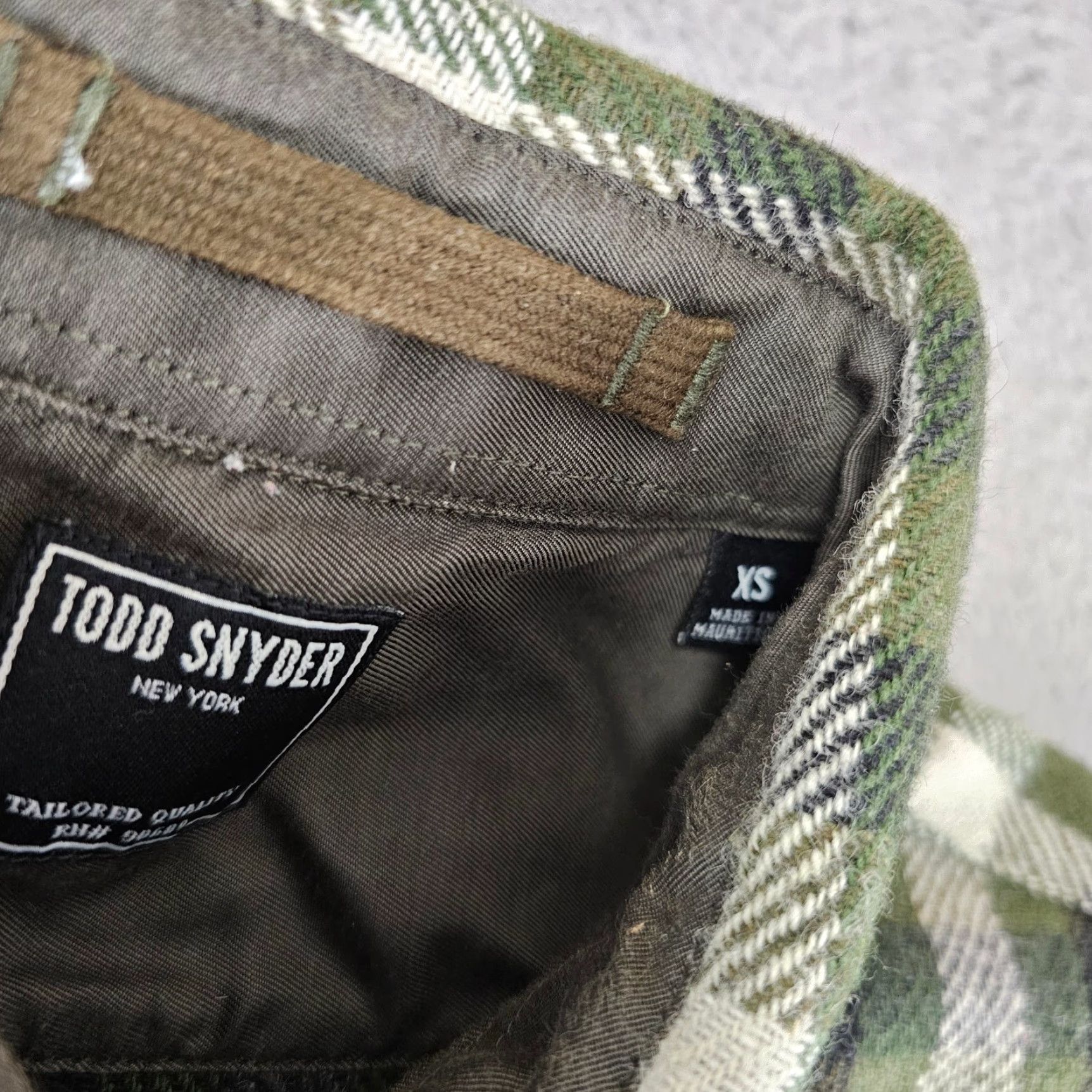 Todd Snyder Todd Snyder Shirt Mens XS Green Plaid Wool Blend Button-Up Long Sleeve Casual Travel Clothing Mens XS Green Plaid Wool Blend Button-Up Shirt Size US XS / EU 42 / 0 - 4 Thumbnail