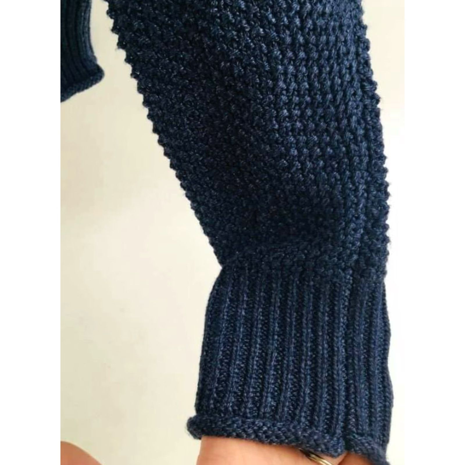 Jessica Simpson Jessica Simpson Sweater Women’s Size Small Navy Blue Round Neck Ribbed Cuff NEW Womens Size Small Navy Blue Sweater Size S / US 4 / IT 40 - 3 Thumbnail